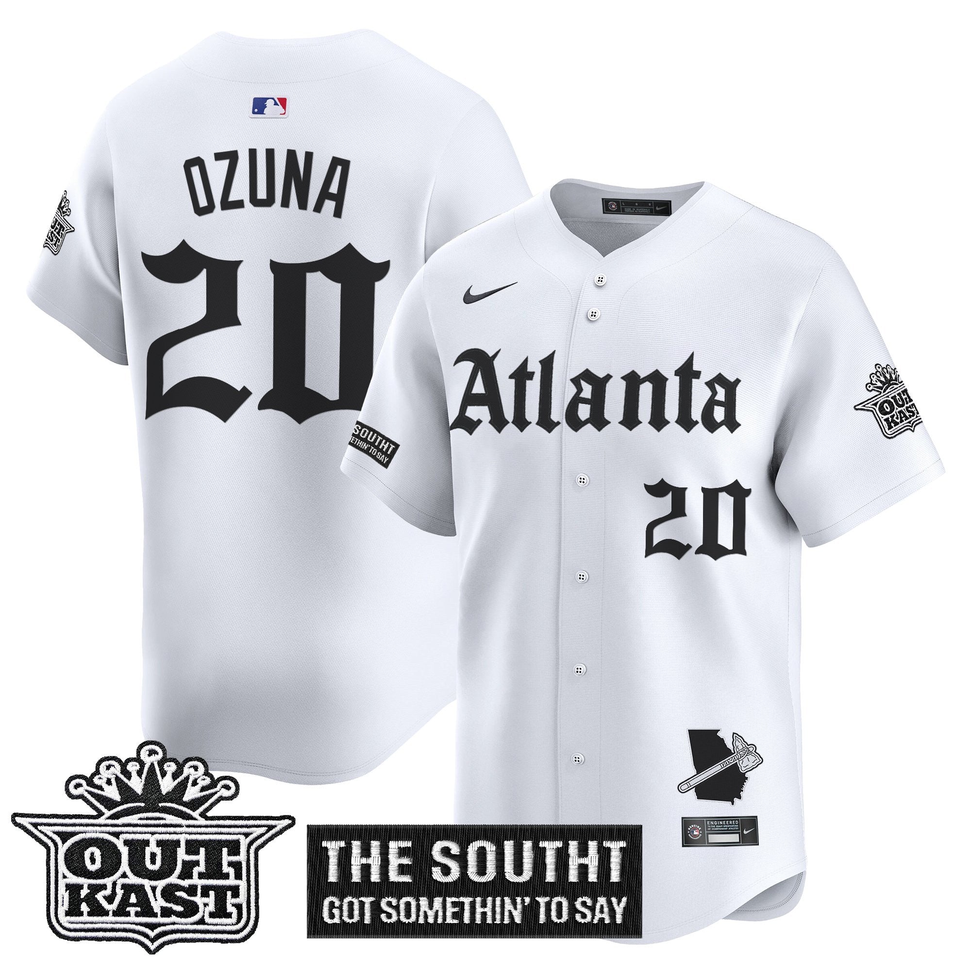 ATL 'Gothic South x Outkast Edition' Vapor Premier Limited Jersey - Stitched