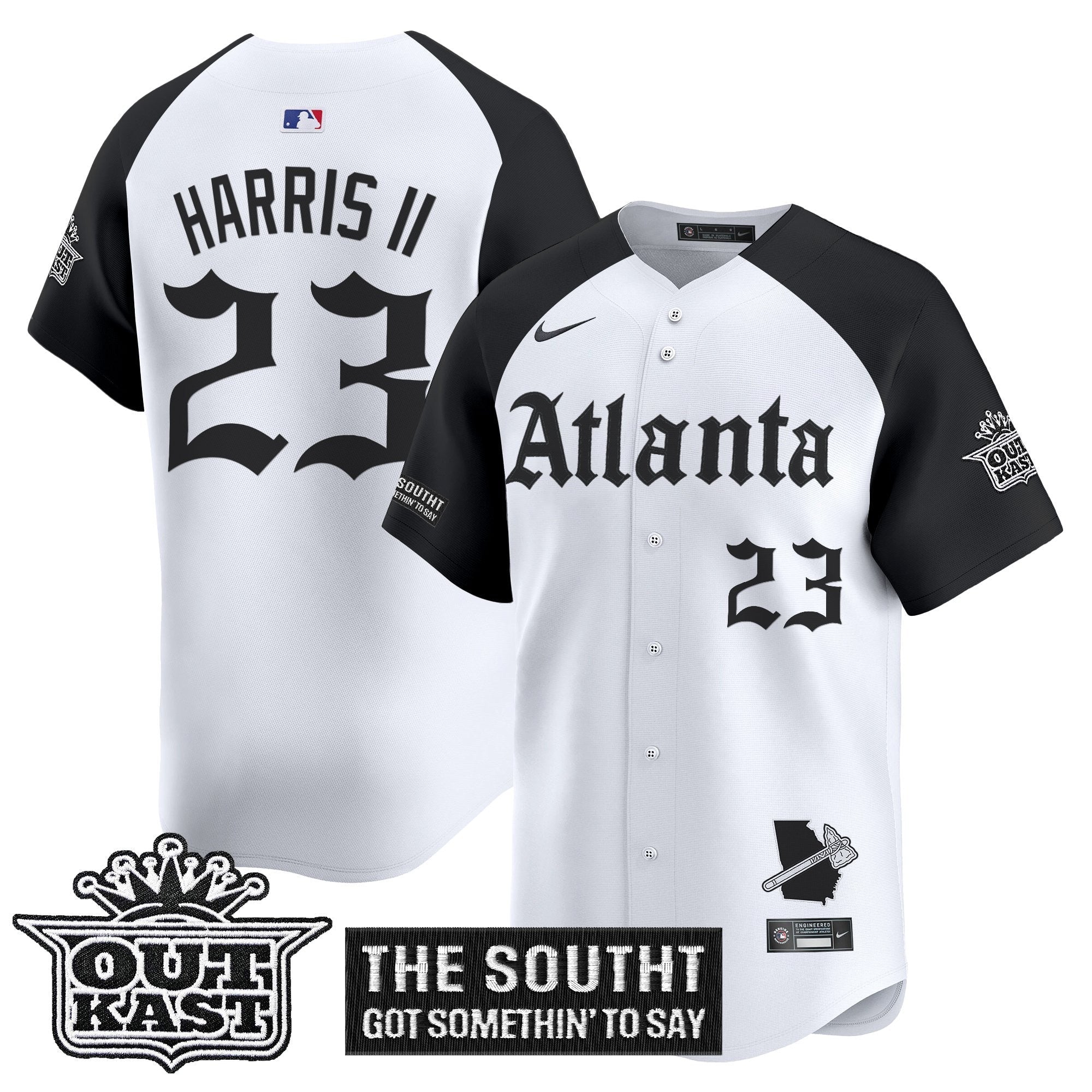 ATL 'Gothic South x Outkast Edition' Vapor Premier Limited Jersey - Stitched