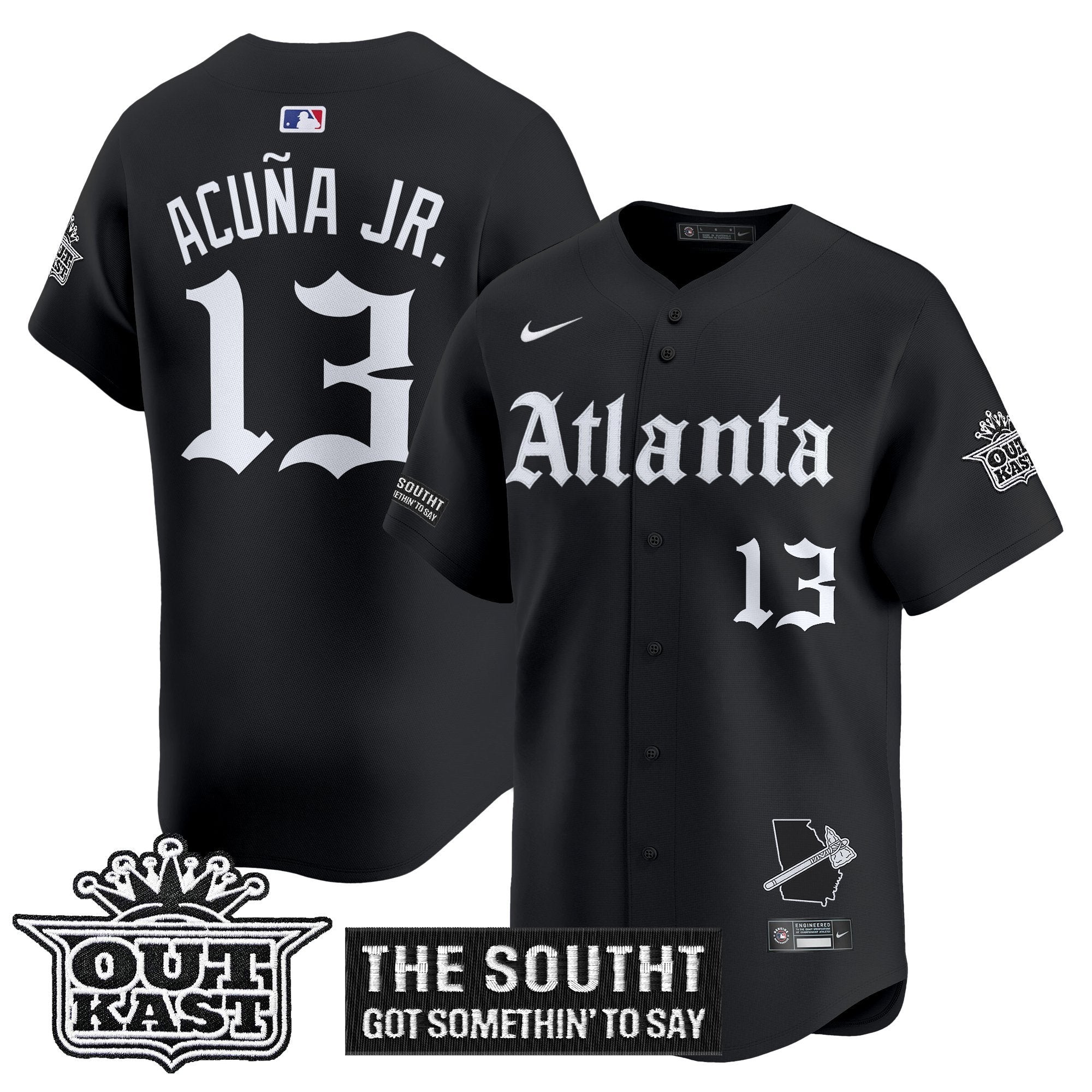 ATL 'Gothic South x Outkast Edition' Vapor Premier Limited Jersey - Stitched