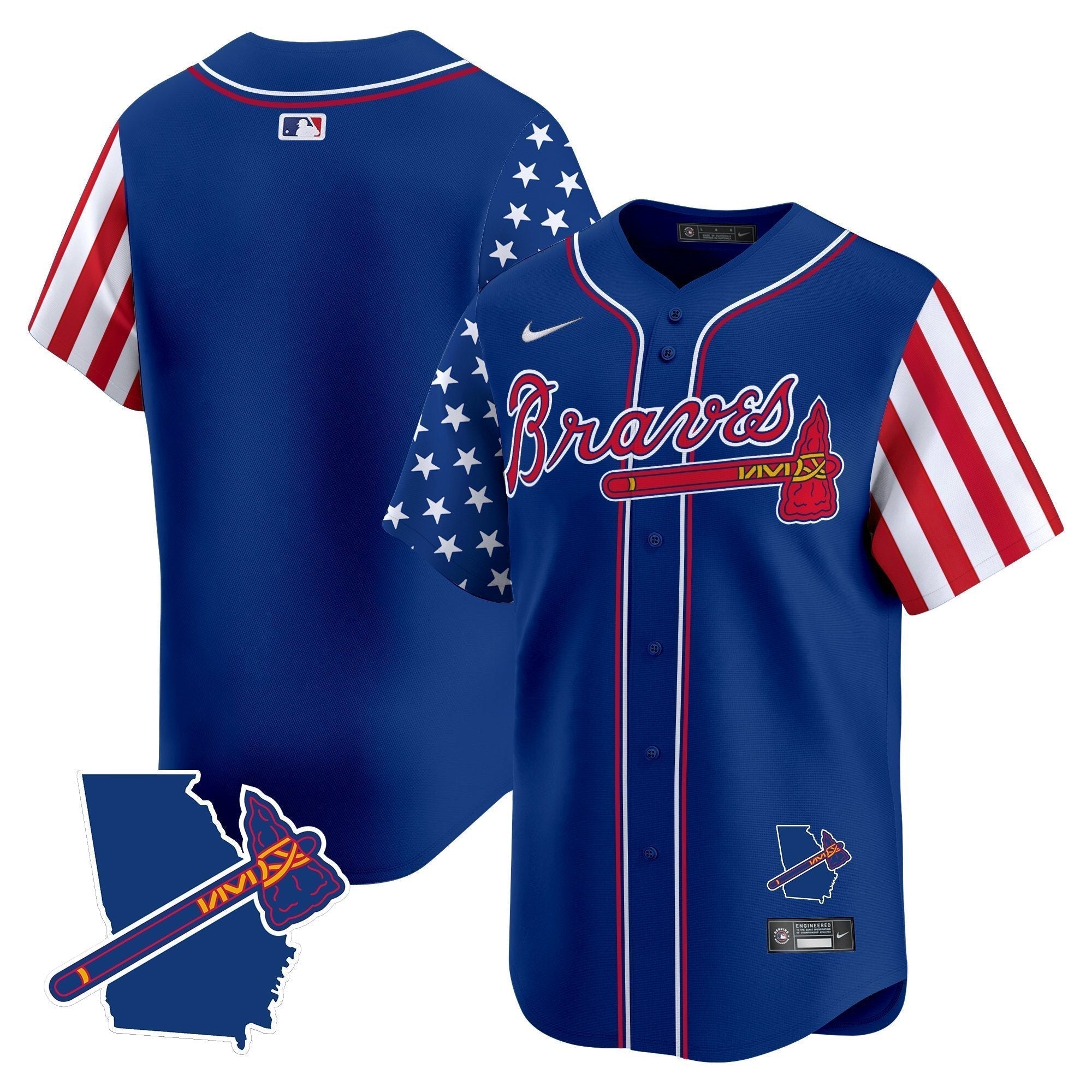 ATL 2025 Memorial Day Vapor Premier Limited Jersey - Stitched