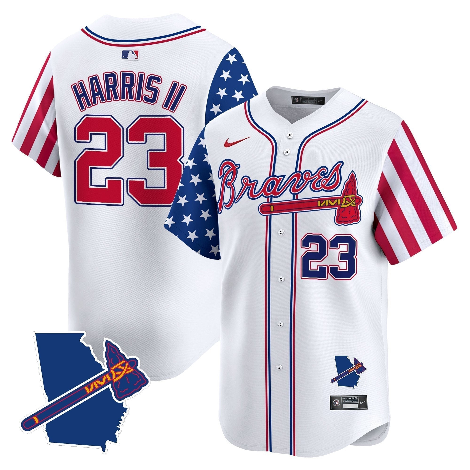 ATL 2025 Independence Day Vapor Premier Limited Jersey N1 - Stitched