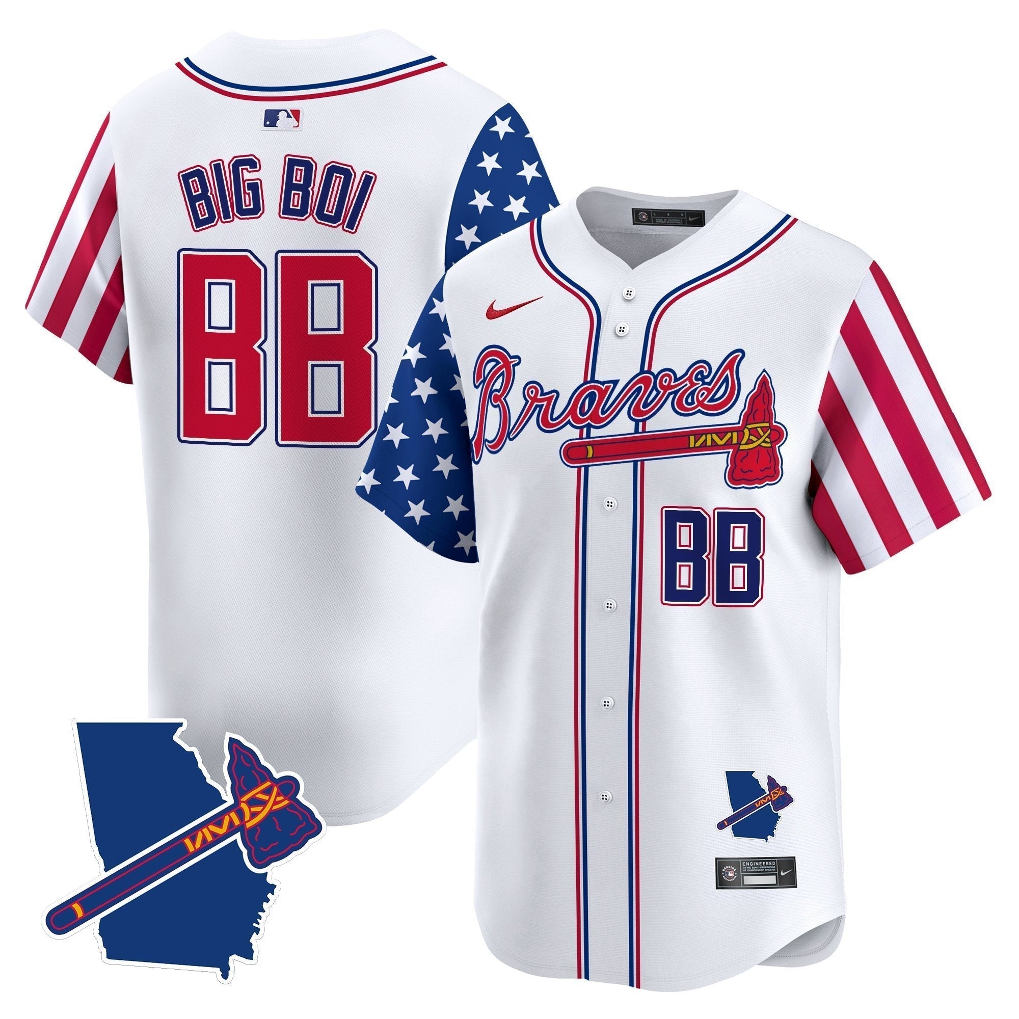 ATL 2025 Memorial Day Vapor Premier Limited Jersey - Stitched