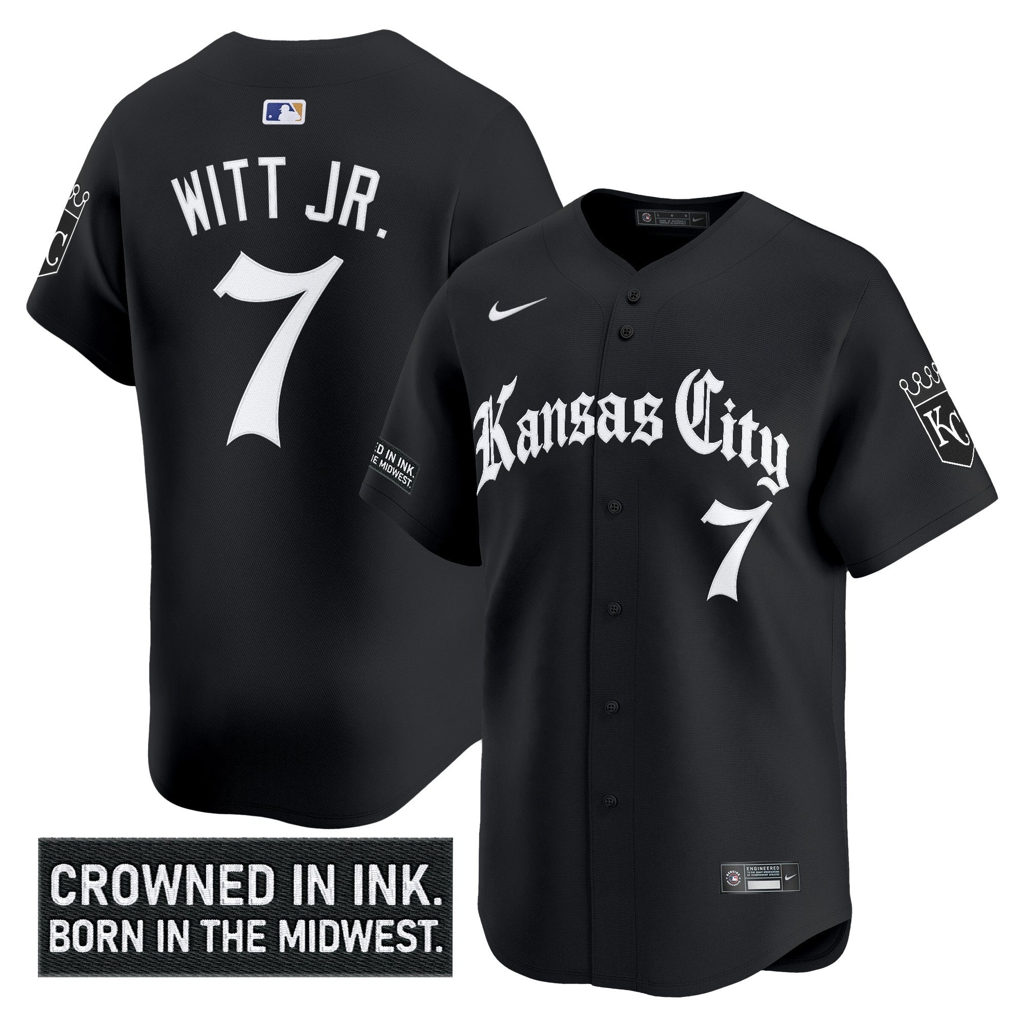 KC 'Gothic Crown Edition' Vapor Premier Limited Jersey - Stitched