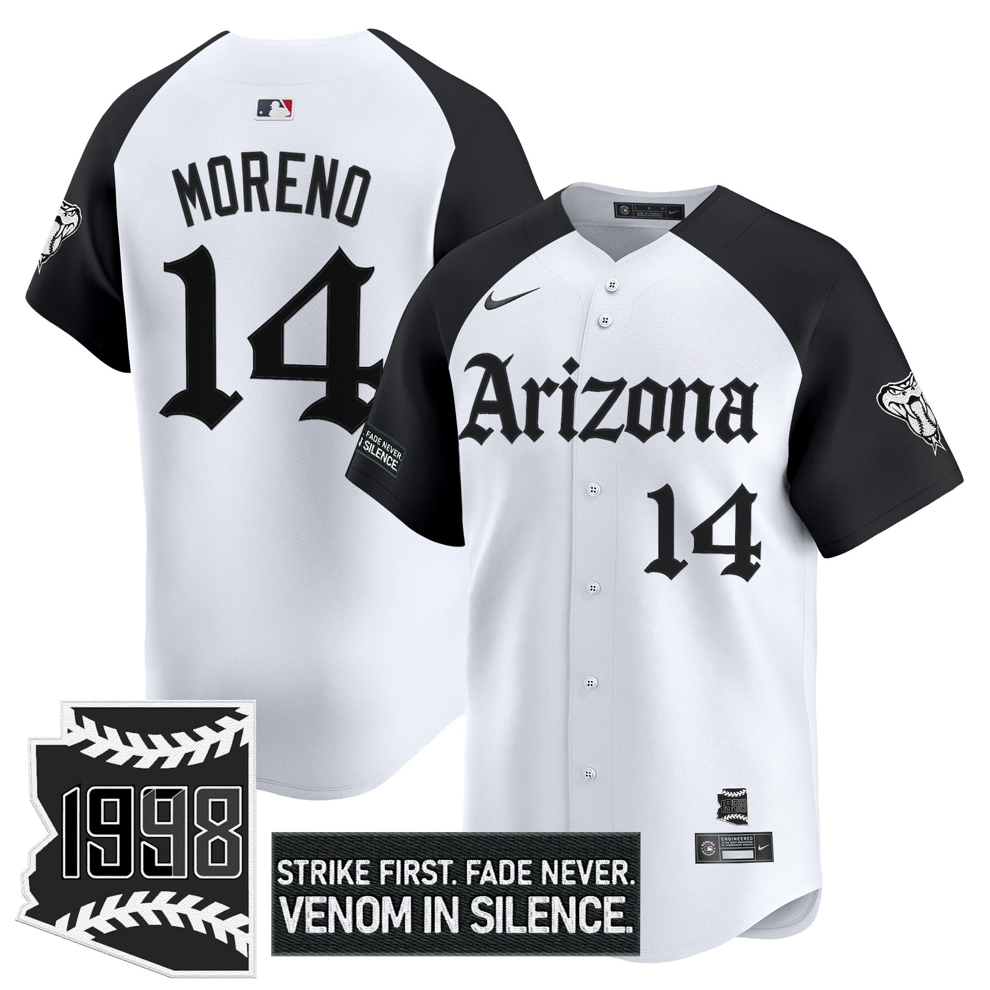 ARI 'Gothic Desert Fang Edition' Vapor Premier Limited Jersey - Stitched