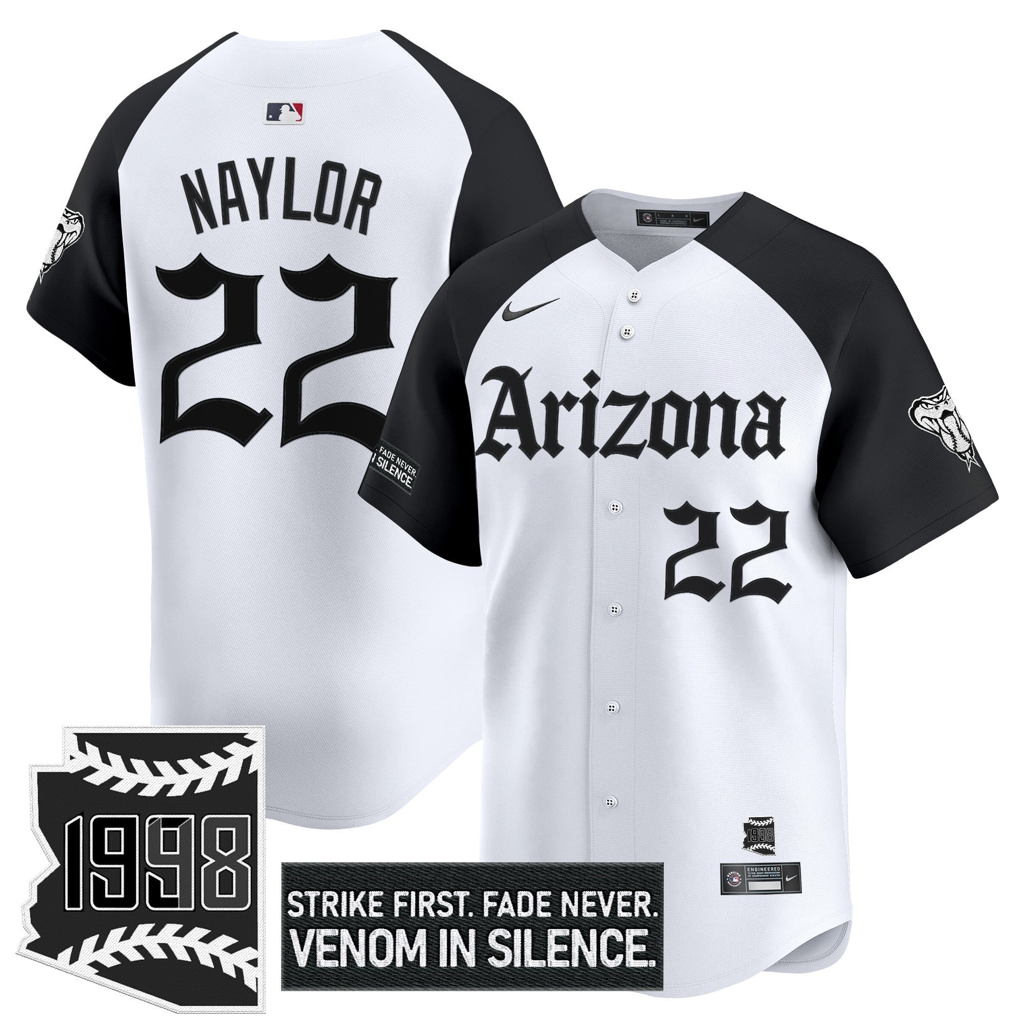 ARI 'Gothic Desert Fang Edition' Vapor Premier Limited Jersey - Stitched