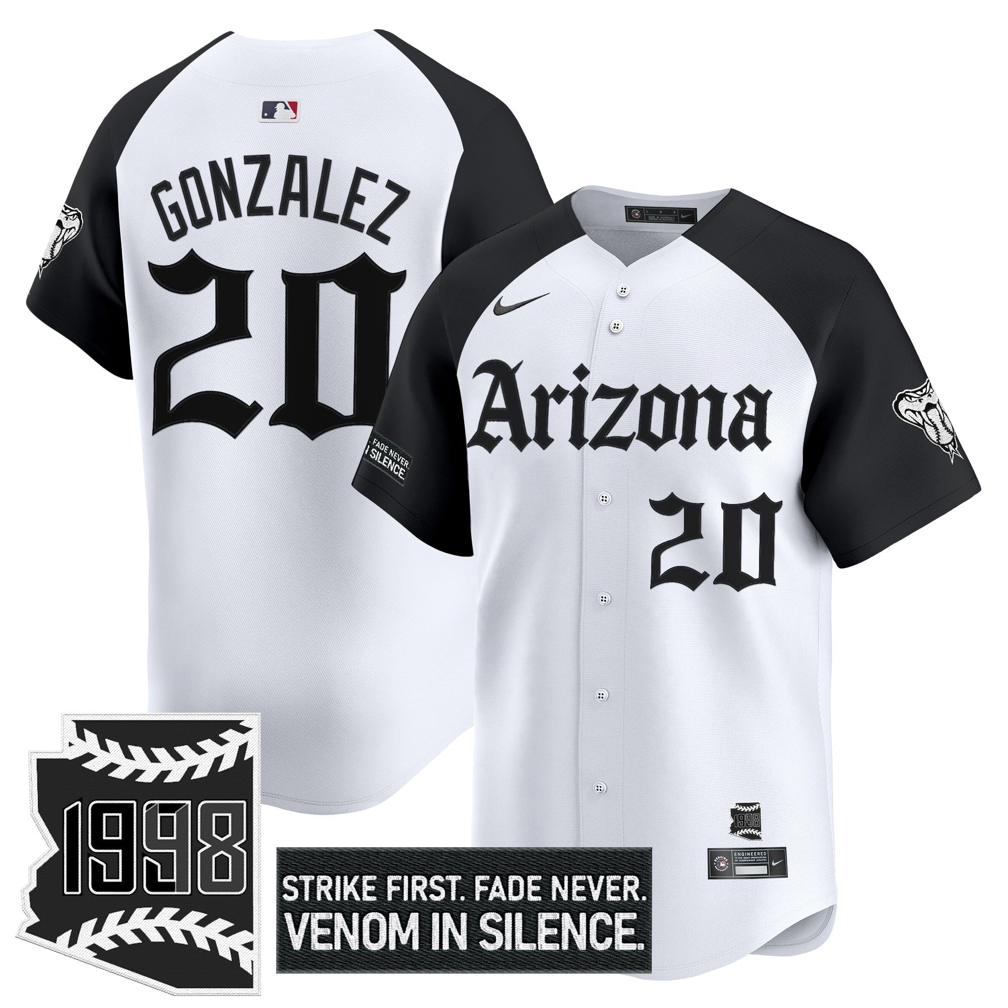 ARI 'Gothic Desert Fang Edition' Vapor Premier Limited Jersey - Stitched