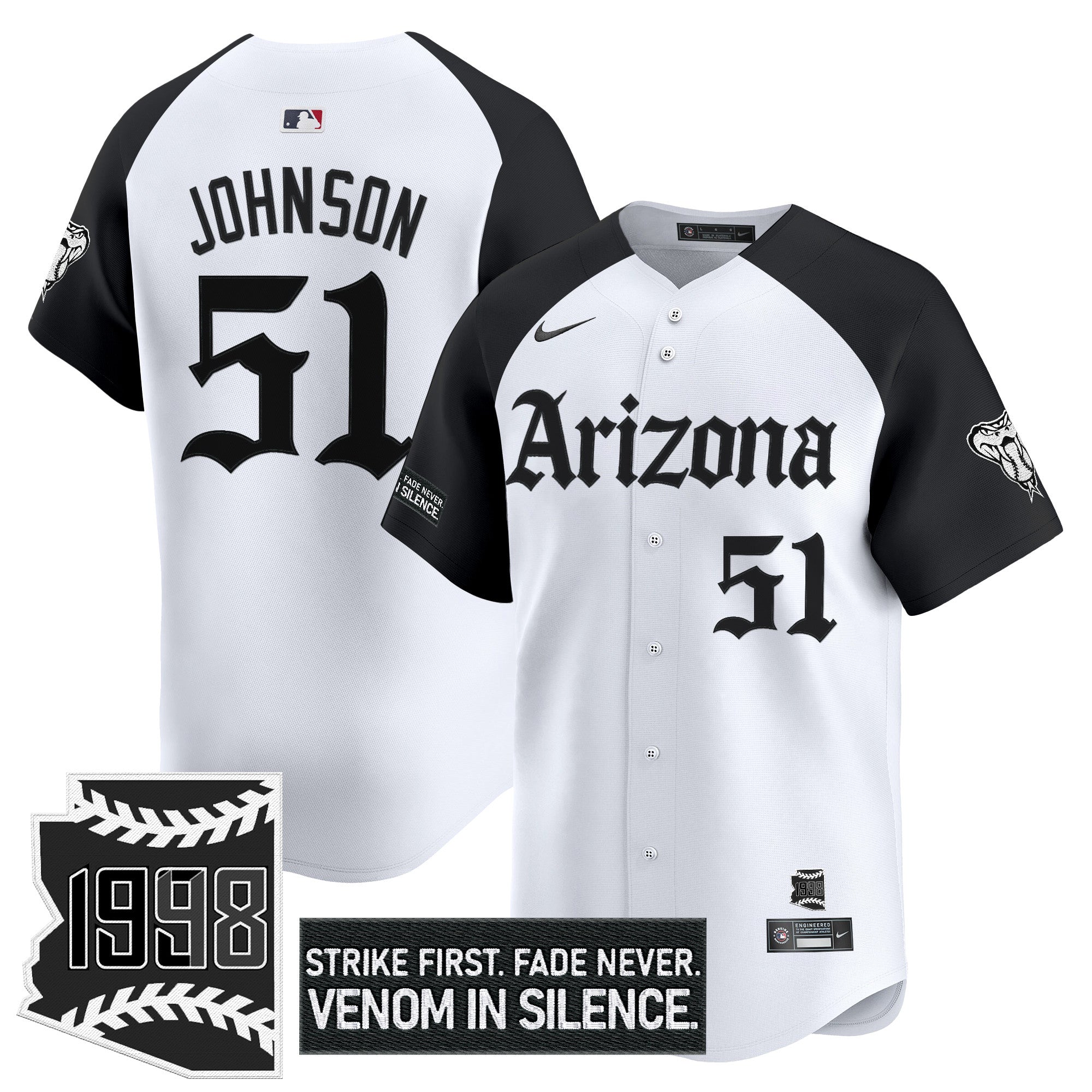 ARI 'Gothic Desert Fang Edition' Vapor Premier Limited Jersey - Stitched