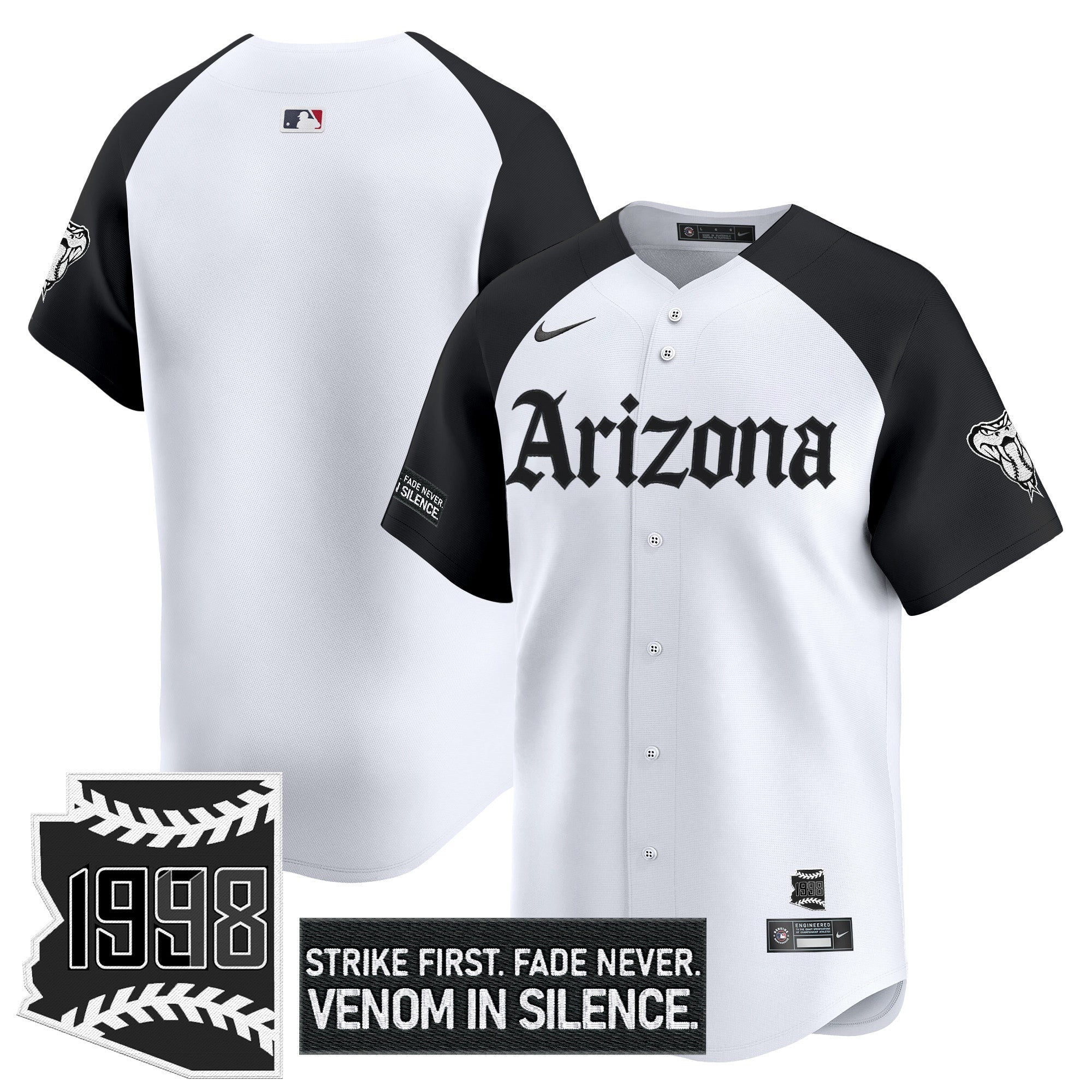 ARI 'Gothic Desert Fang Edition' Vapor Premier Limited Jersey - Stitched