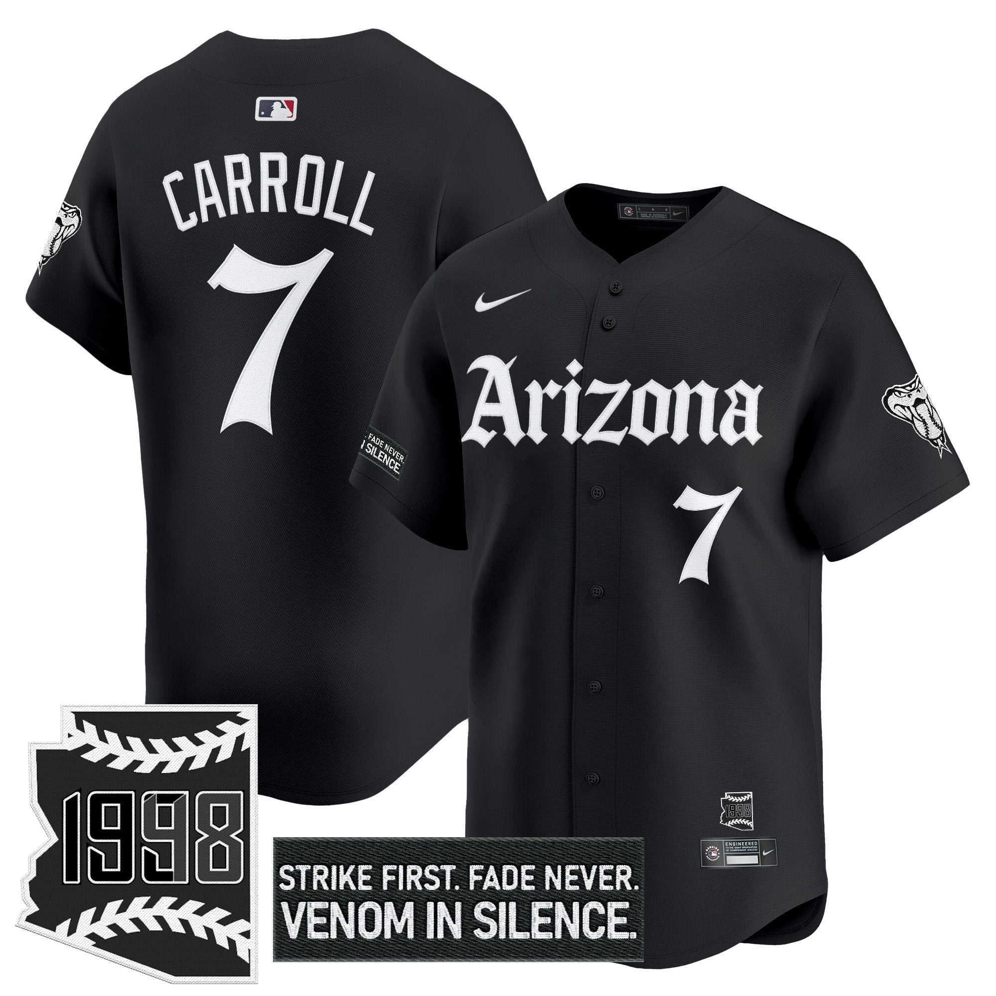 ARI 'Gothic Desert Fang Edition' Vapor Premier Limited Jersey - Stitched