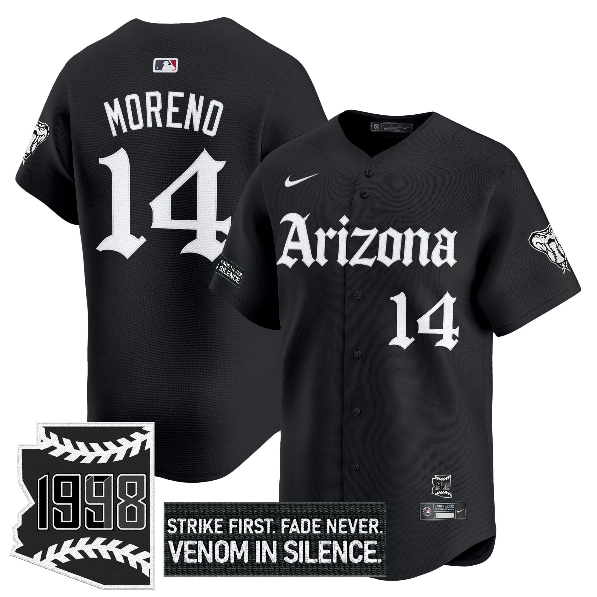 ARI 'Gothic Desert Fang Edition' Vapor Premier Limited Jersey - Stitched