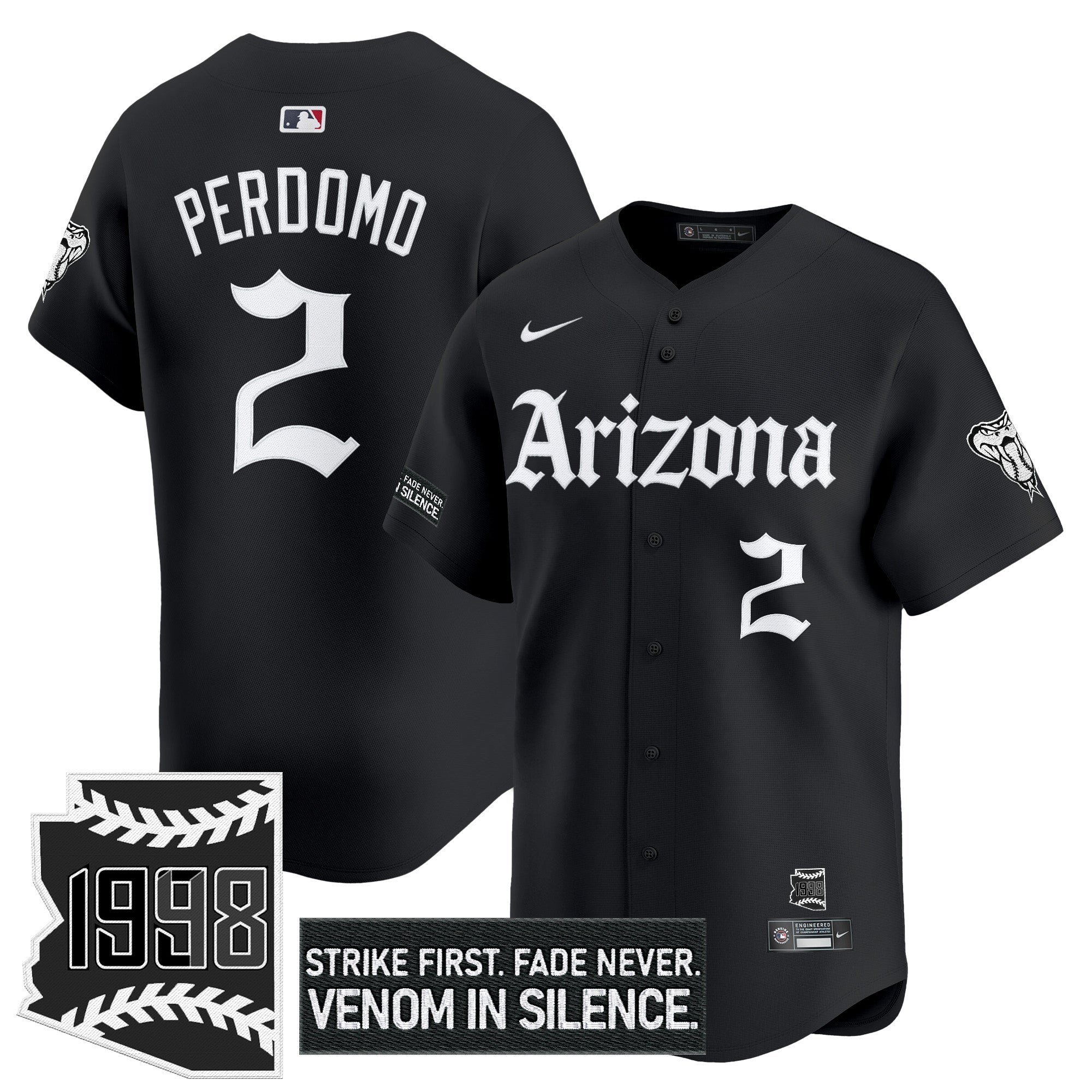 ARI 'Gothic Desert Fang Edition' Vapor Premier Limited Jersey - Stitched