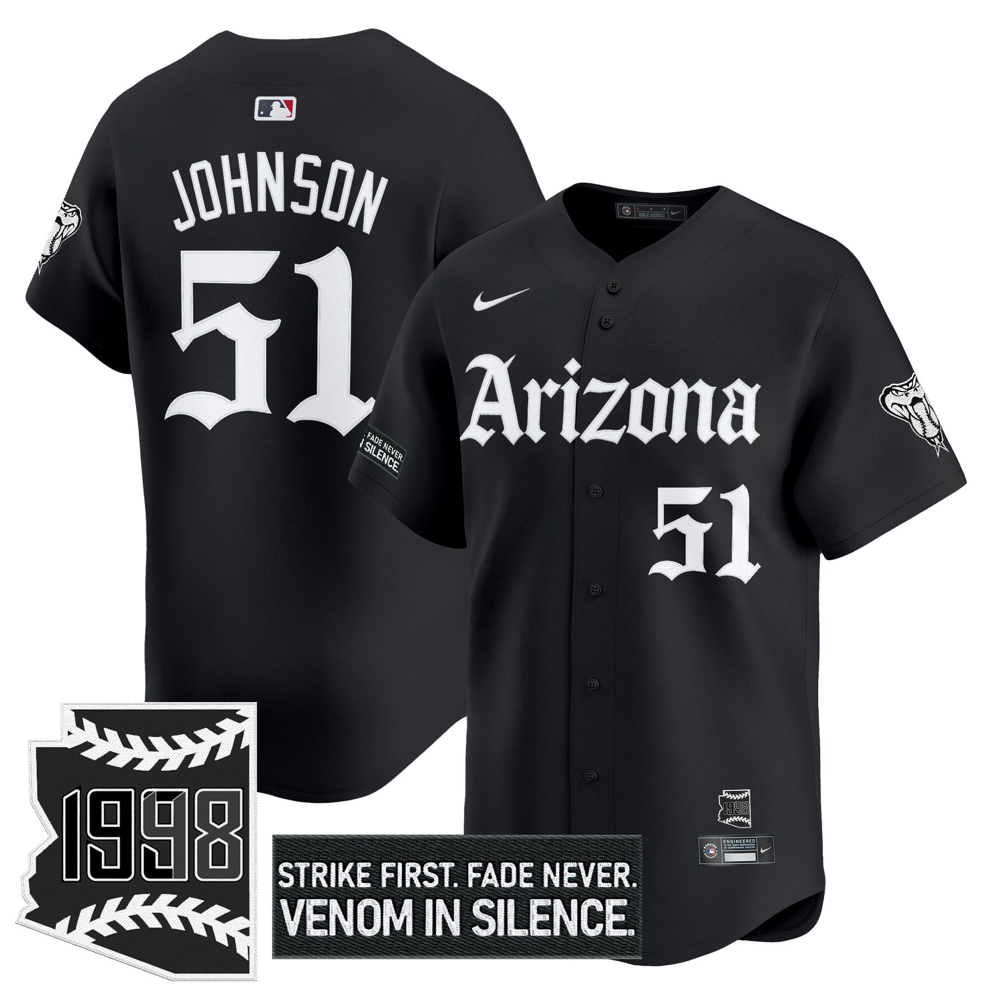 ARI 'Gothic Desert Fang Edition' Vapor Premier Limited Jersey - Stitched