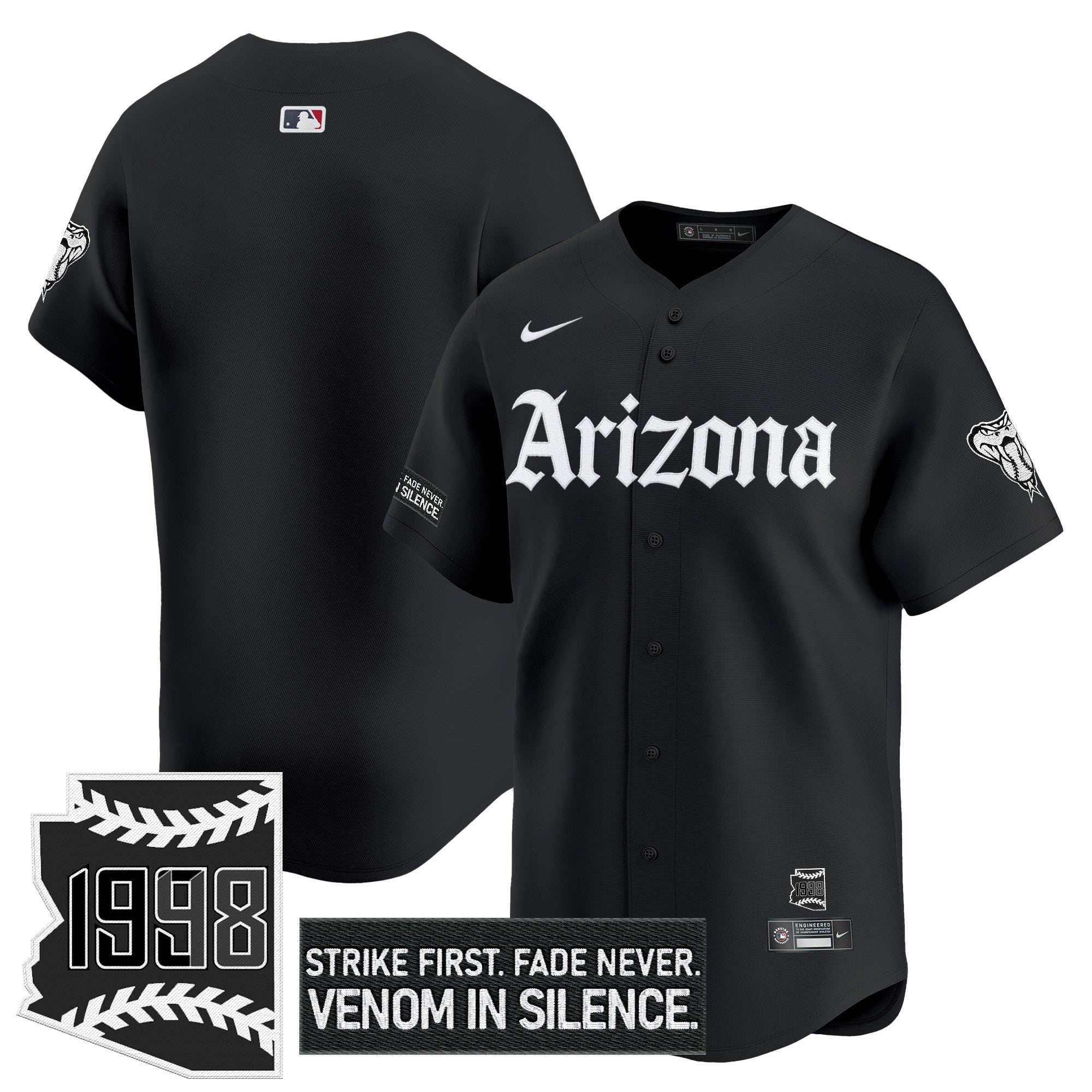 ARI 'Gothic Desert Fang Edition' Vapor Premier Limited Jersey - Stitched