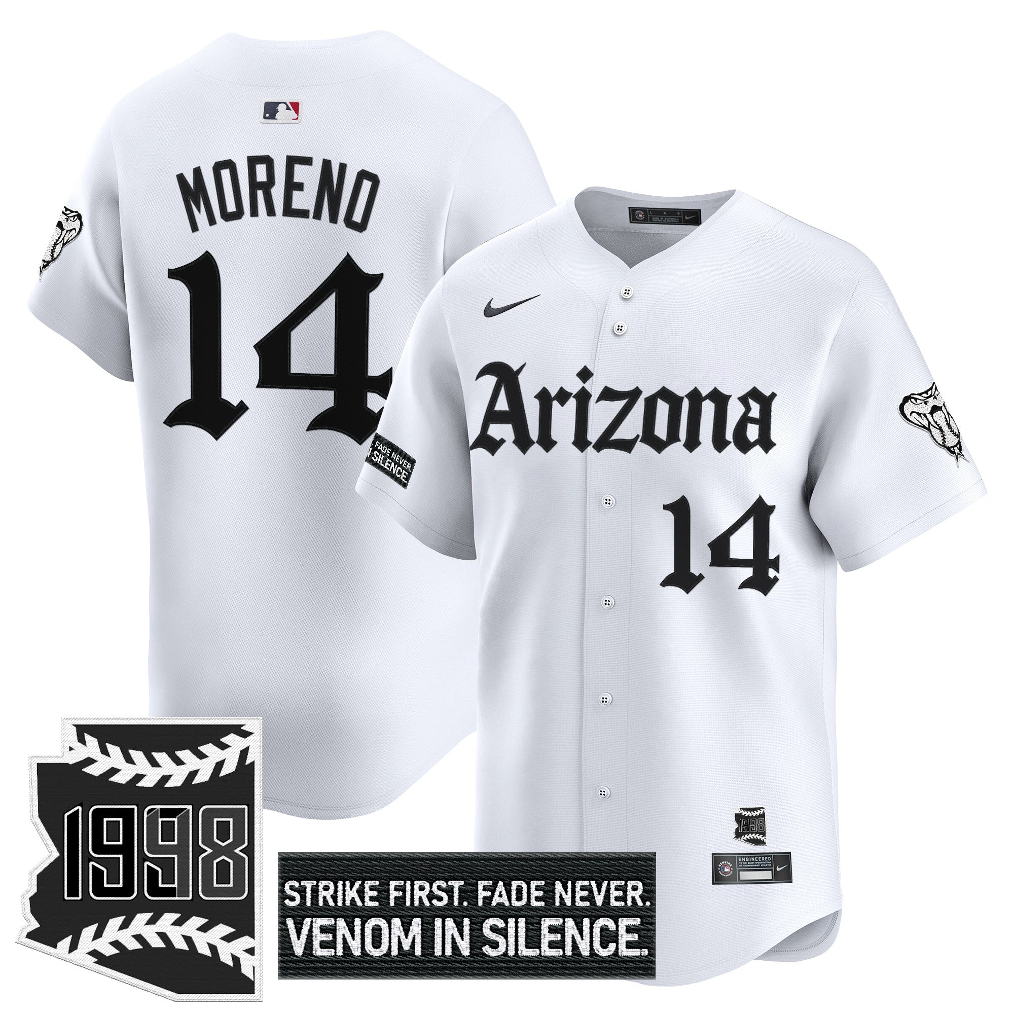 ARI 'Gothic Desert Fang Edition' Vapor Premier Limited Jersey - Stitched