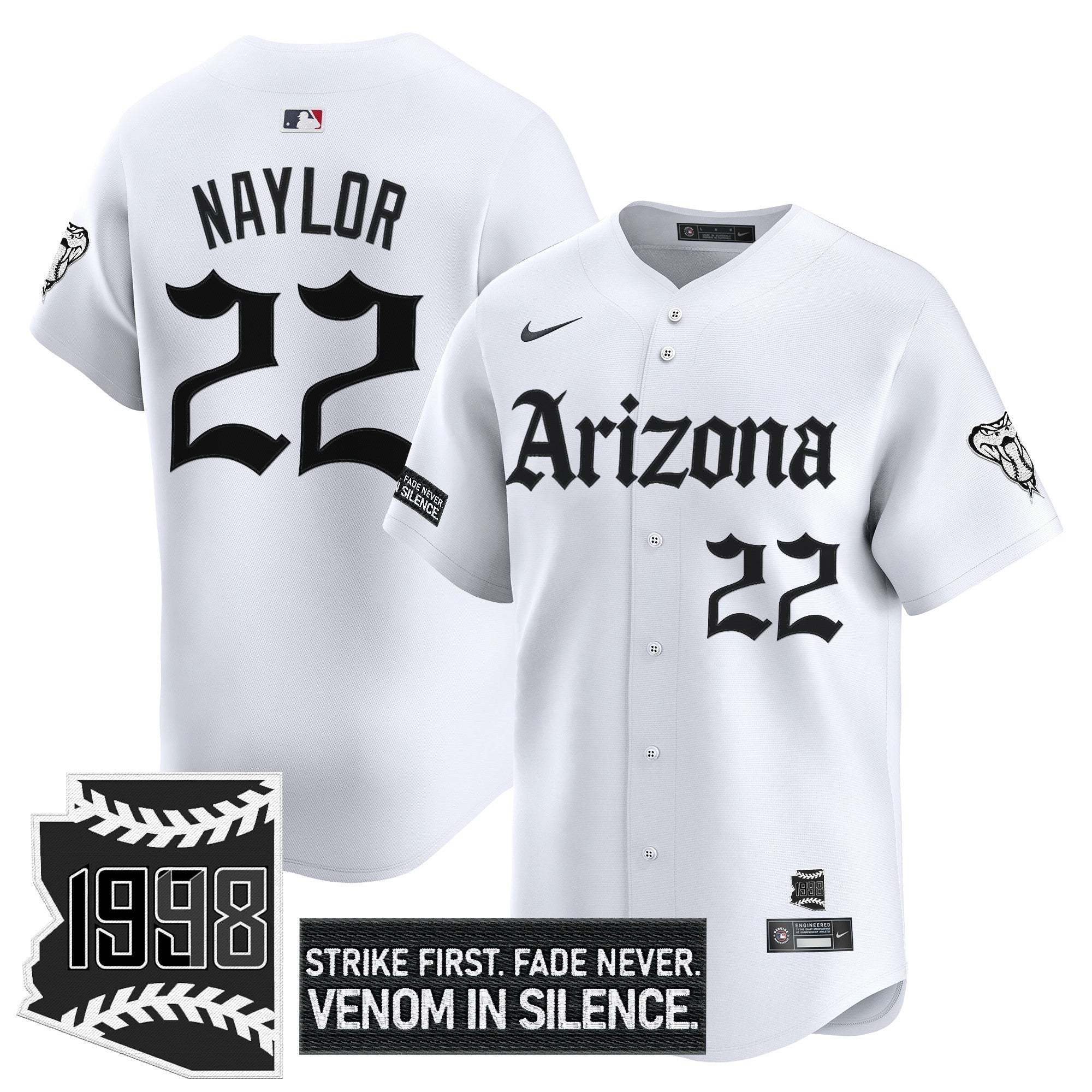 ARI 'Gothic Desert Fang Edition' Vapor Premier Limited Jersey - Stitched