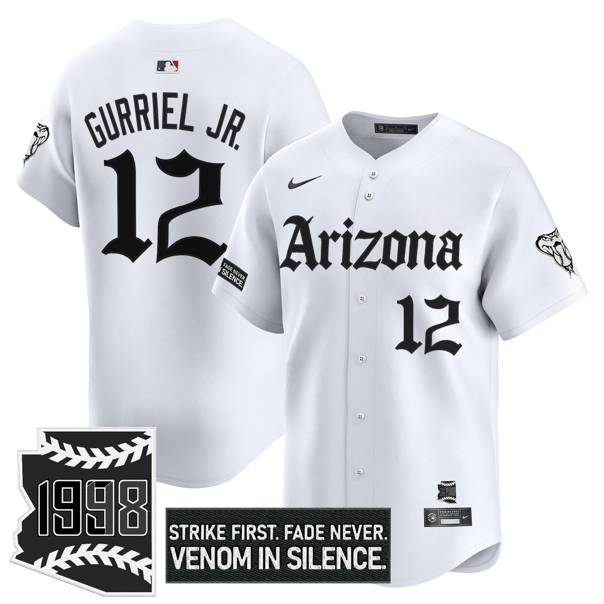 ARI 'Gothic Desert Fang Edition' Vapor Premier Limited Jersey - Stitched