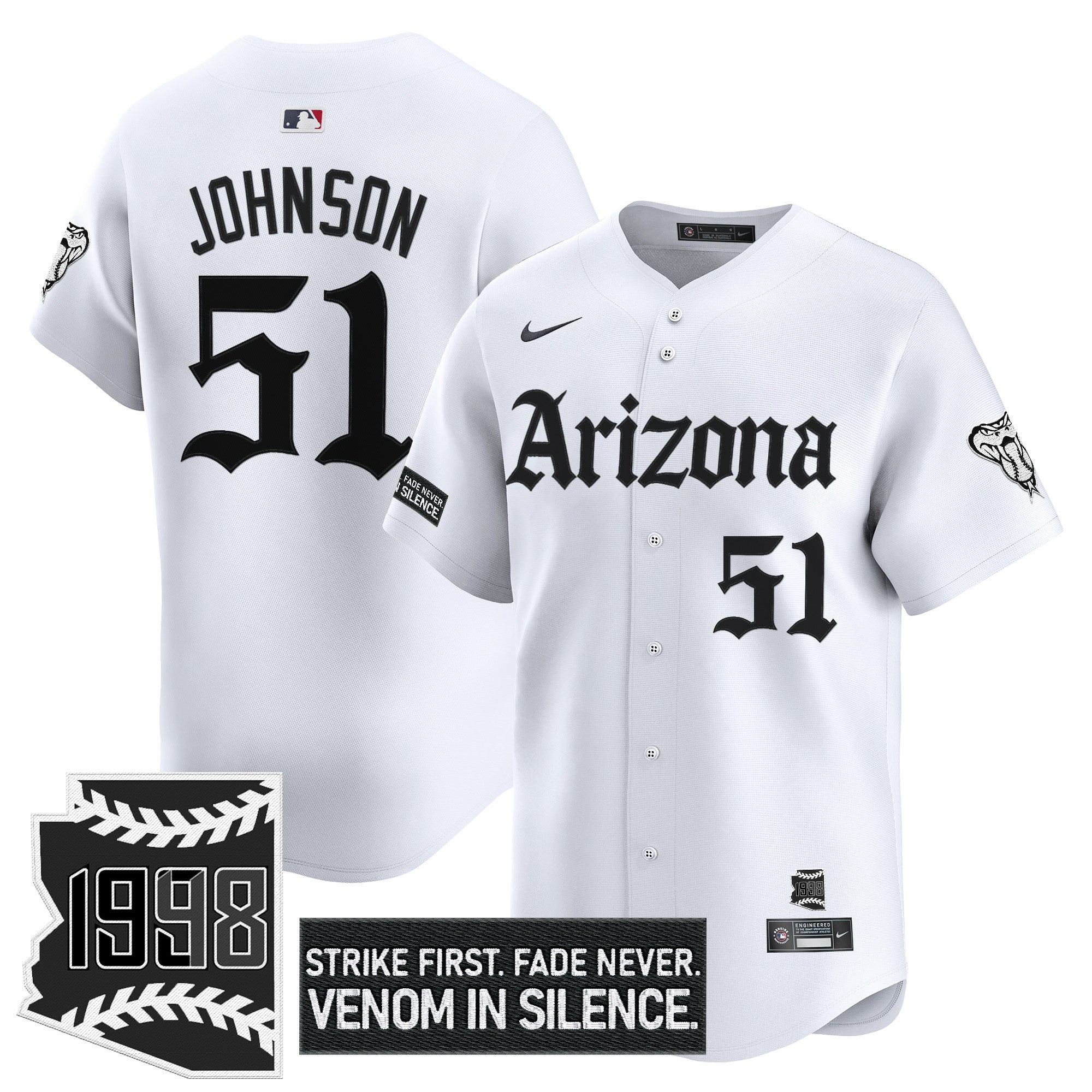 ARI 'Gothic Desert Fang Edition' Vapor Premier Limited Jersey - Stitched
