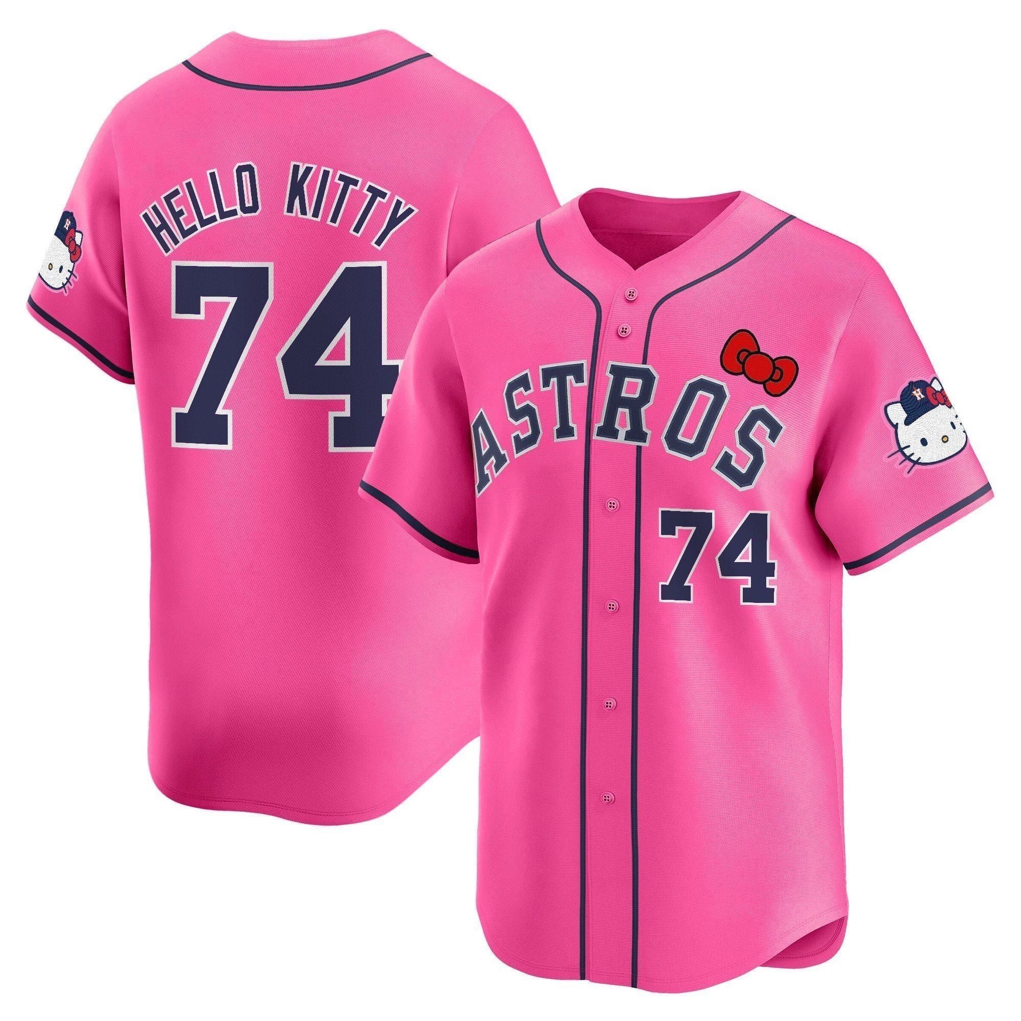 HOU Hello Kitty Vapor Premier Limited Jersey V2 - Stitched