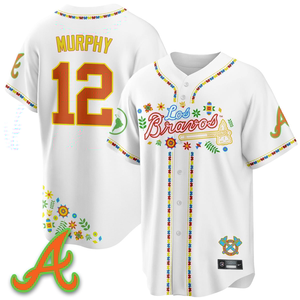 Atlanta Braves 2025 "Los Bravos" Jersey - All Stitched