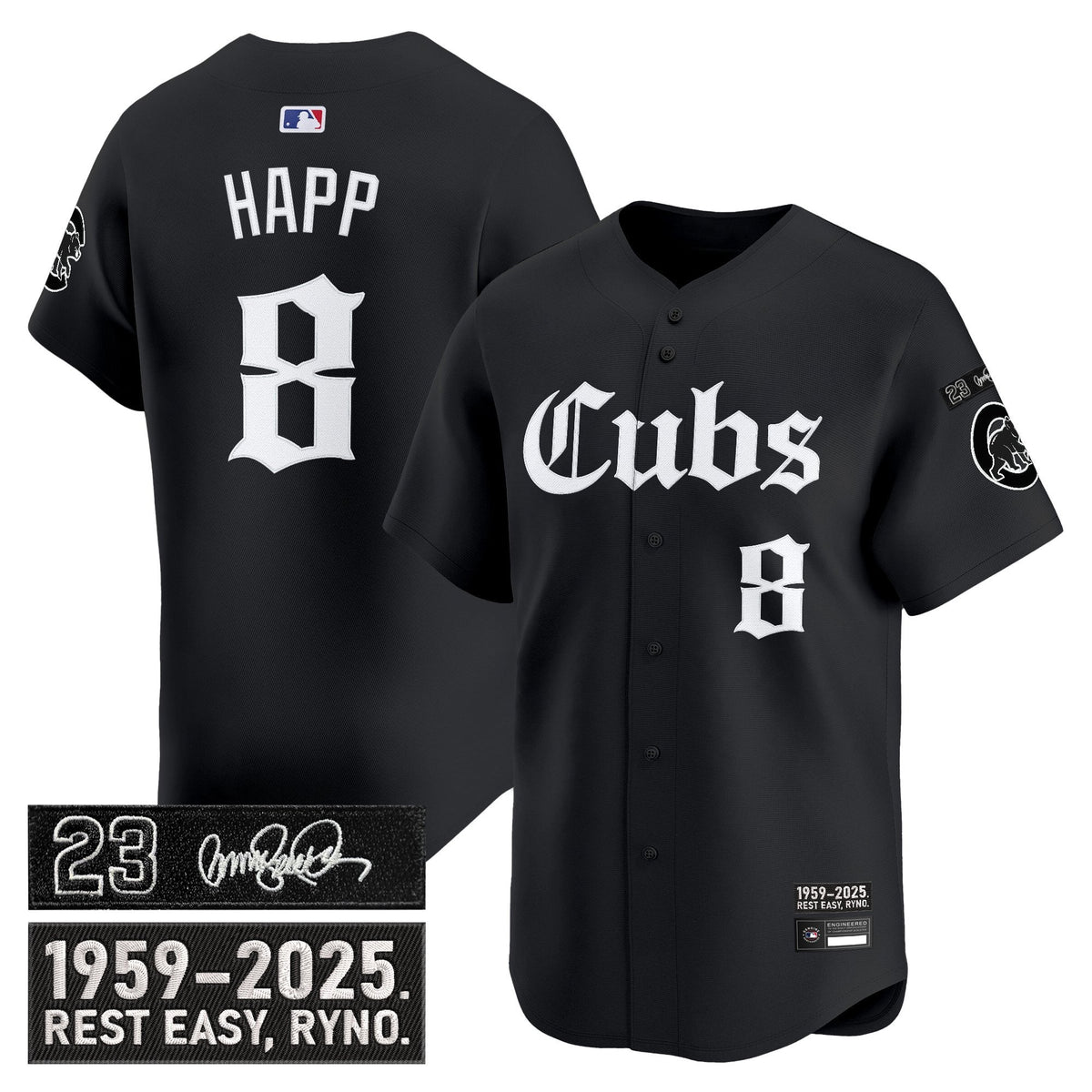 CHC 'Ryne Sandberg Tribute' Vapor Premier Limited Jersey - Gothic Edition - Stitched