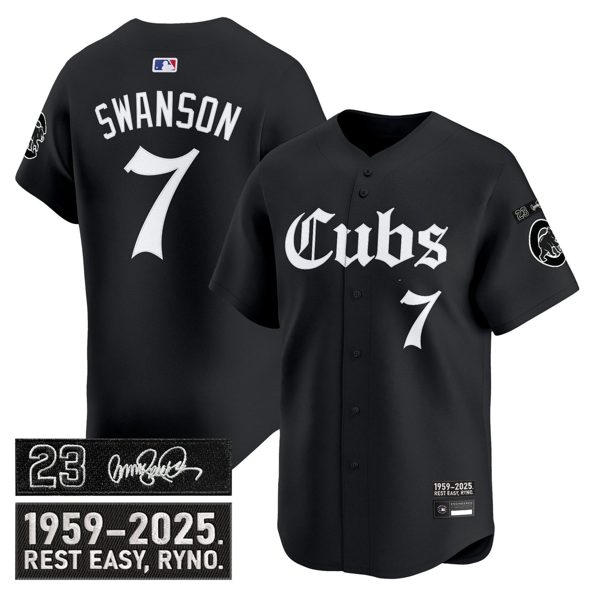 CHC 'Ryne Sandberg Tribute' Vapor Premier Limited Jersey - Gothic Edition - Stitched