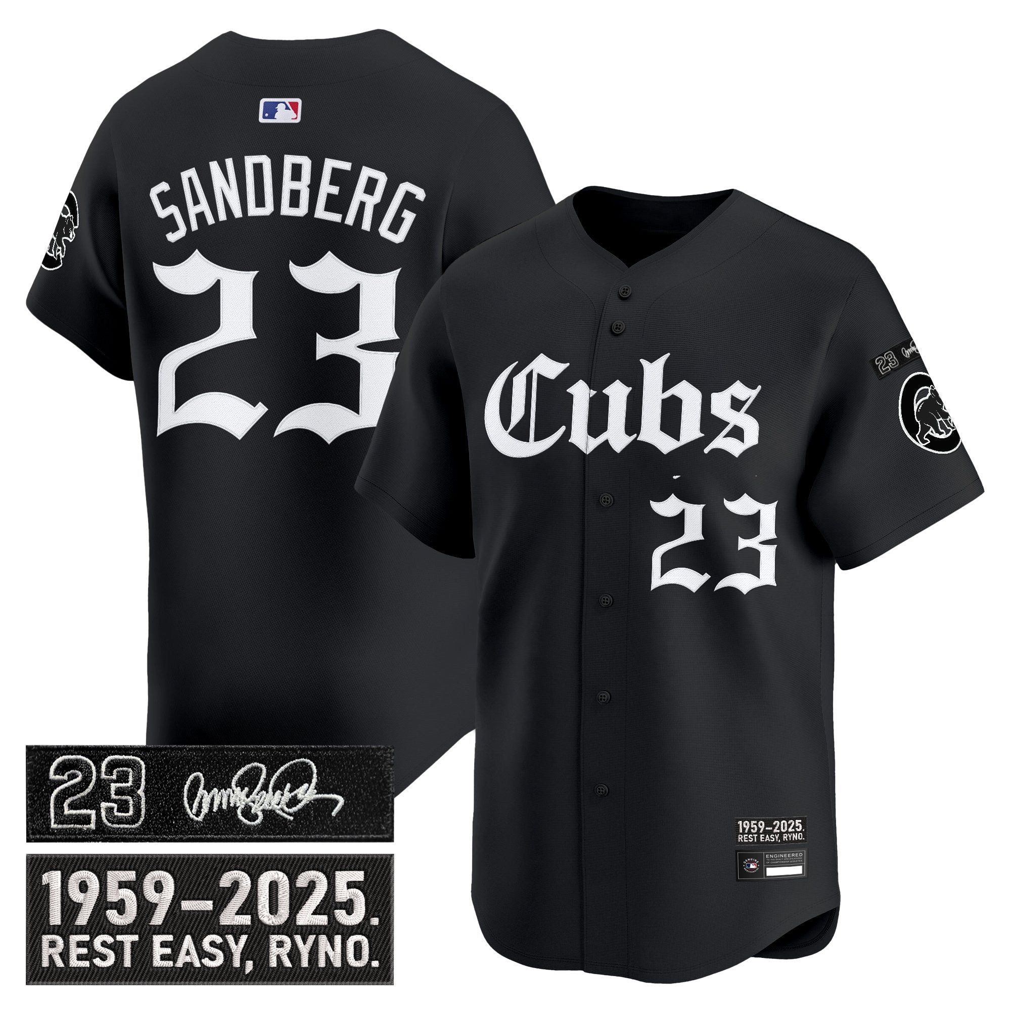 CHC 'Ryne Sandberg Tribute' Vapor Premier Limited Jersey - Gothic Edition - Stitched