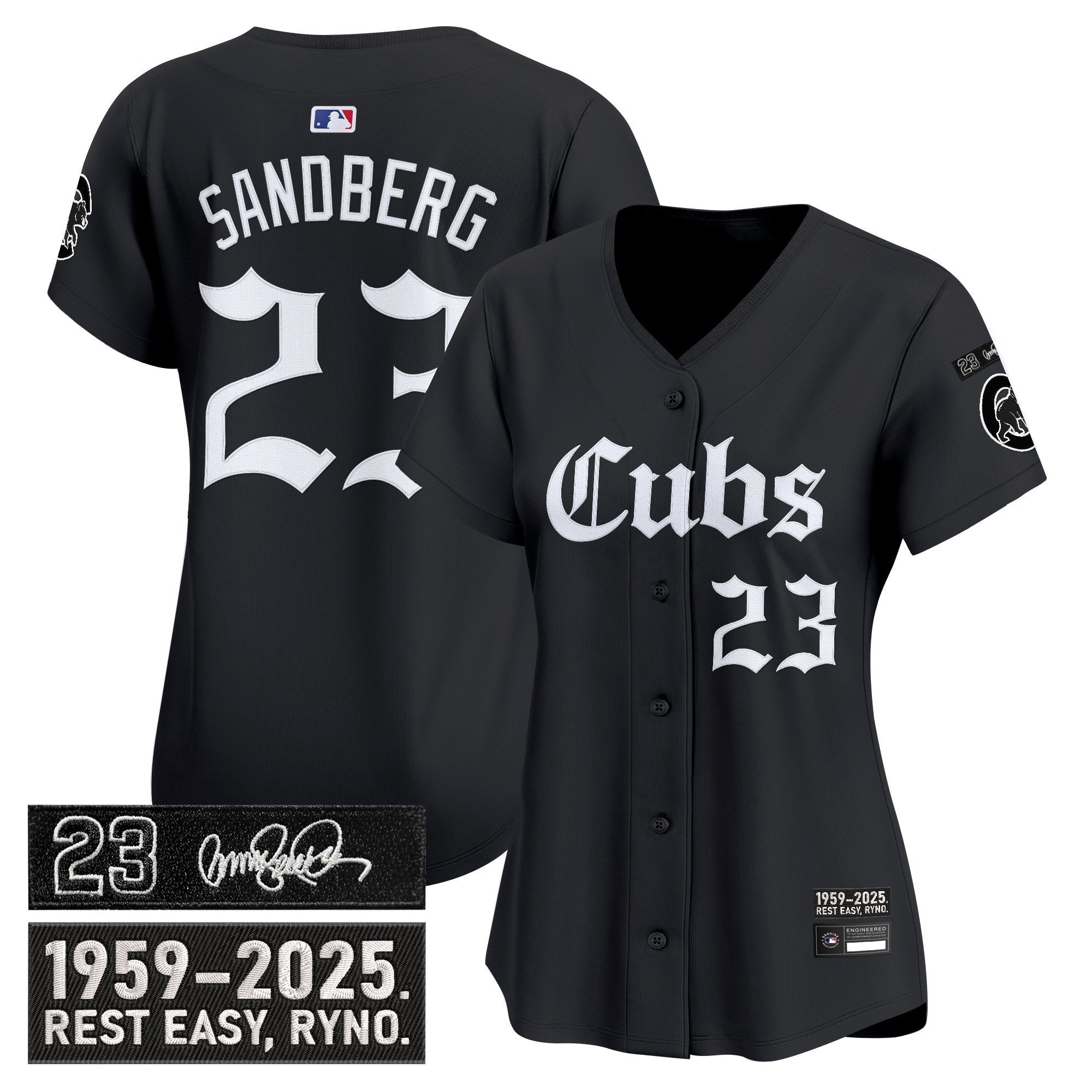 Women's CHC 'Ryne Sandberg Tribute' Vapor Premier Limited Jersey - Gothic Edition - Stitched