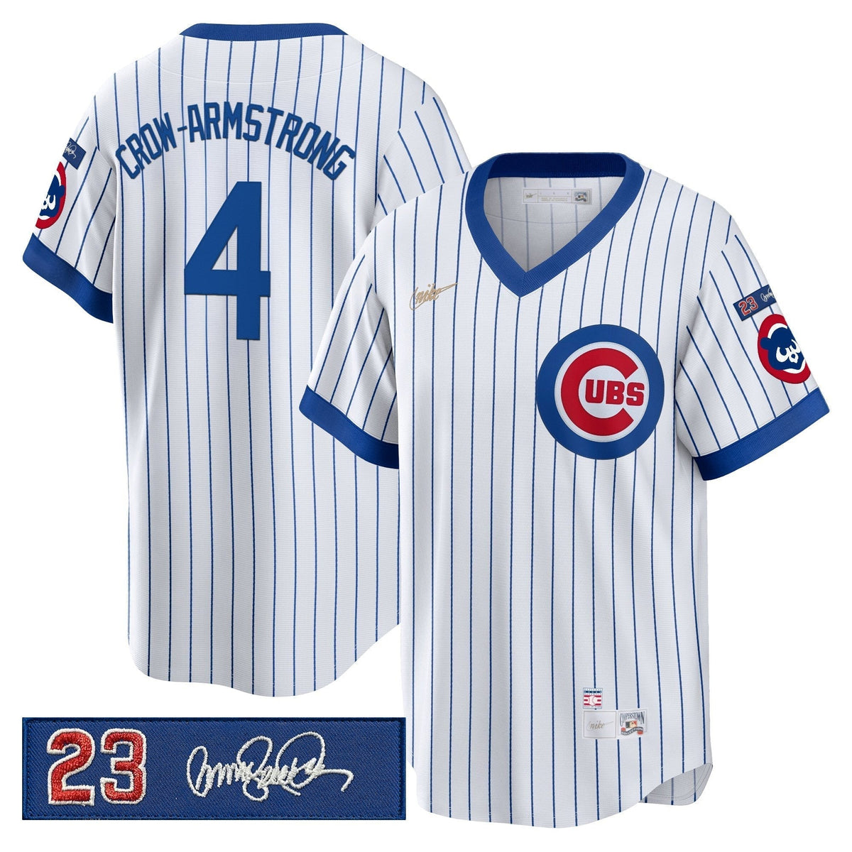 CHC 'Ryne Sandberg Tribute Patch' Cooperstown Jersey - Stitched