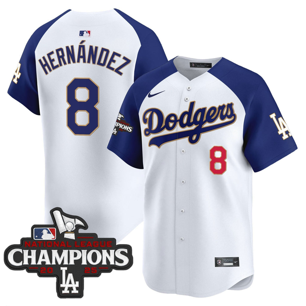 Dodgers 2025 National League Champions Vapor Premier Limited Jersey - Stitched