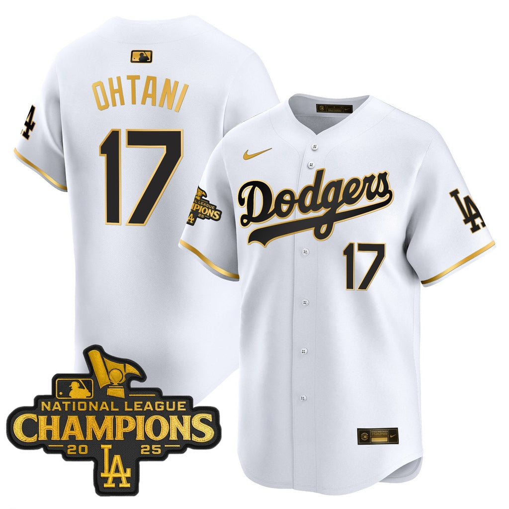 Dodgers 2025 National League Champions Vapor Premier Limited Jersey - Stitched