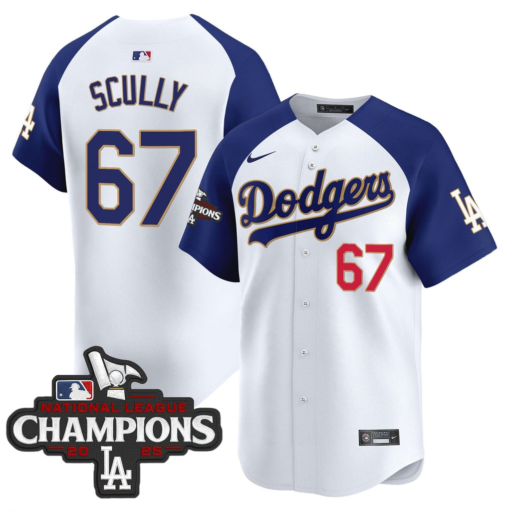 Dodgers 2025 National League Champions Vapor Premier Limited Jersey - Stitched