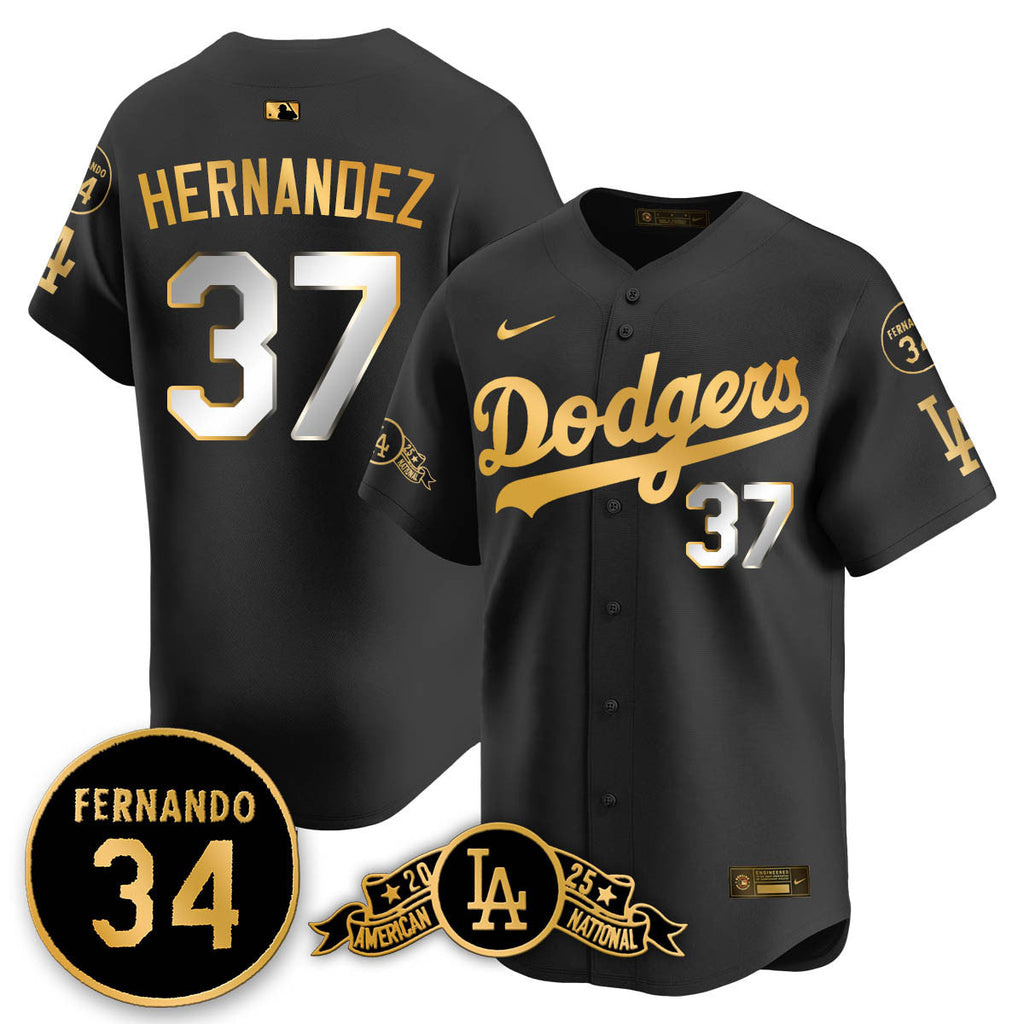 LAD 2025 National League Champions Jersey - Stitched