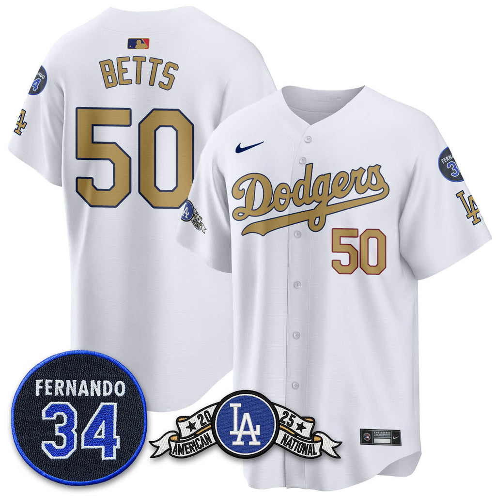 LAD 2025 National League Champions Jersey - Stitched