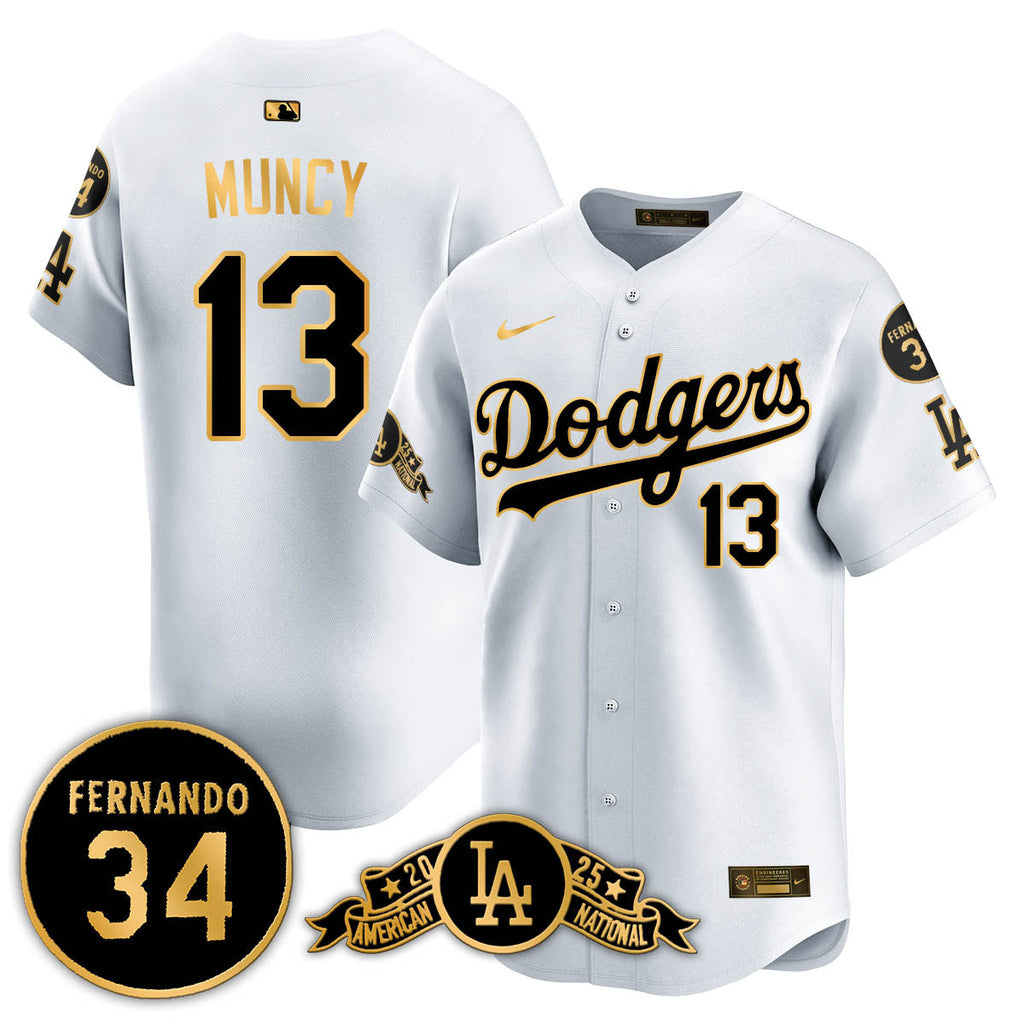 LAD 2025 National League Champions Jersey - Stitched