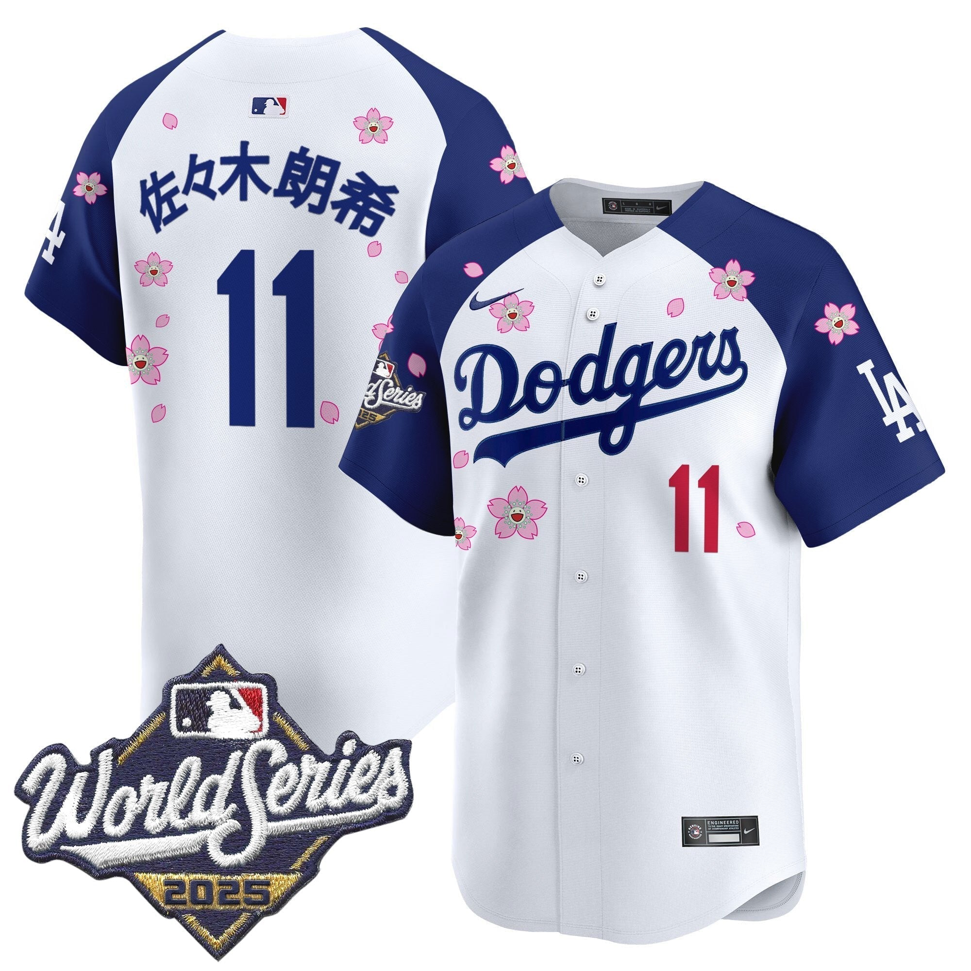 Dodgers 2025 World Series x Tokyo Series Vapor Premier Limited Jersey - Stitched