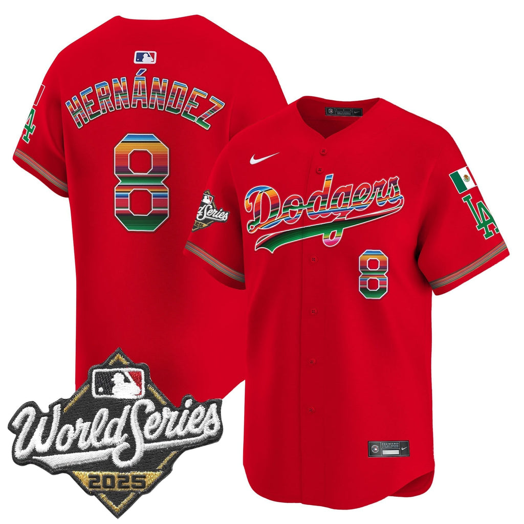 Dodgers Mexico 2025 World Series Vapor Premier Limited Jersey - Stitched