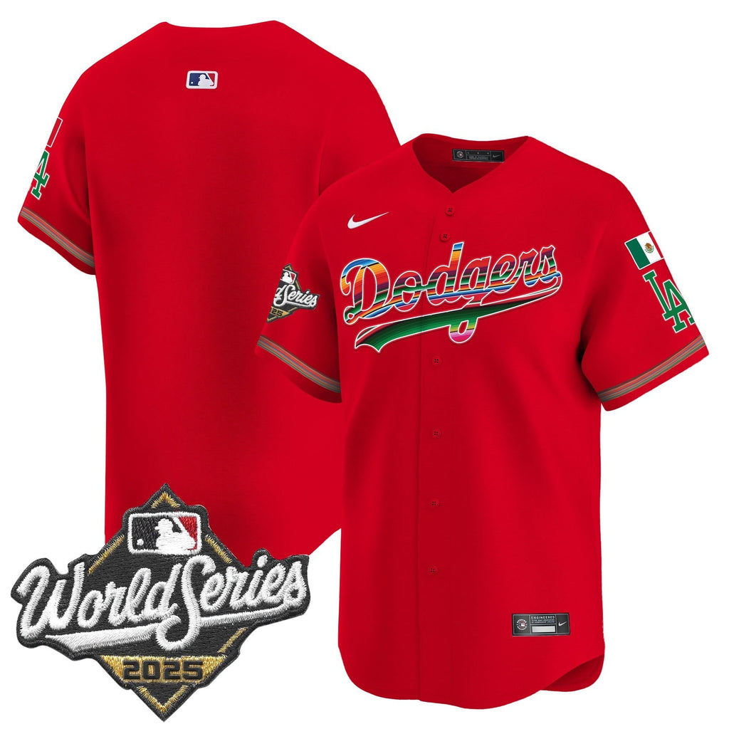 Dodgers Mexico 2025 World Series Vapor Premier Limited Jersey - Stitched
