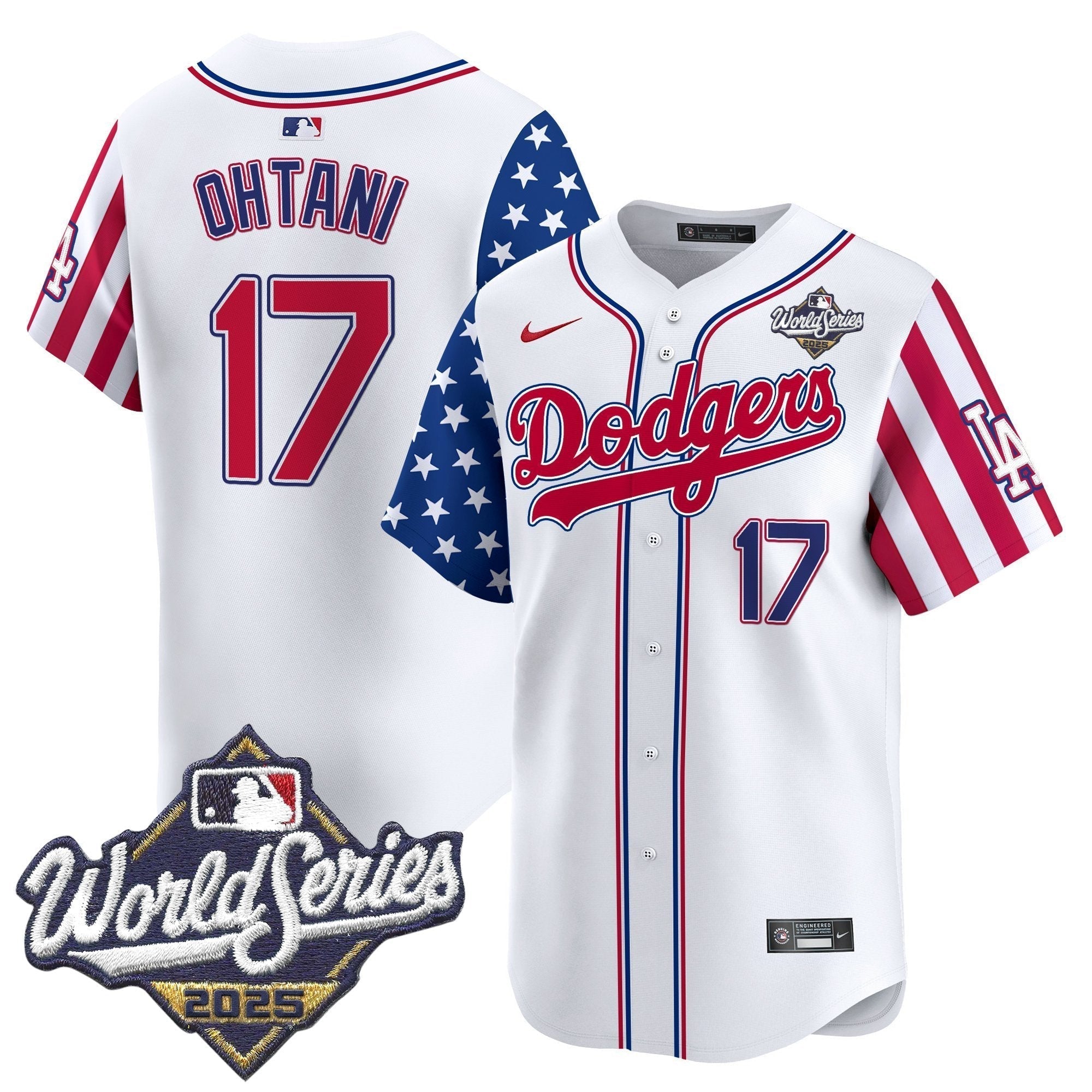 LAD 2025 World Series Vapor Premier Limited Jersey - American Style - Stitched
