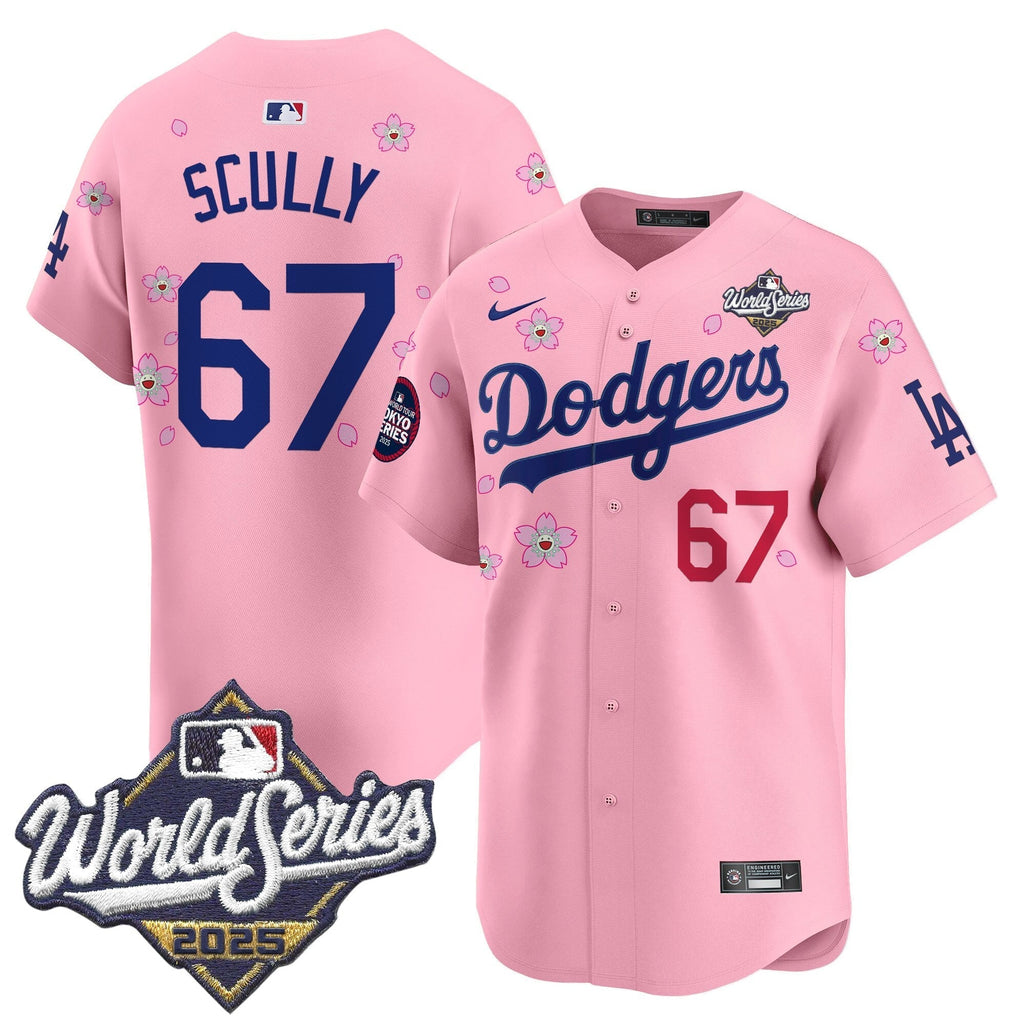 LAD 2025 World Series x Tokyo Series Vapor Premier Limited Jersey V2 - Stitched