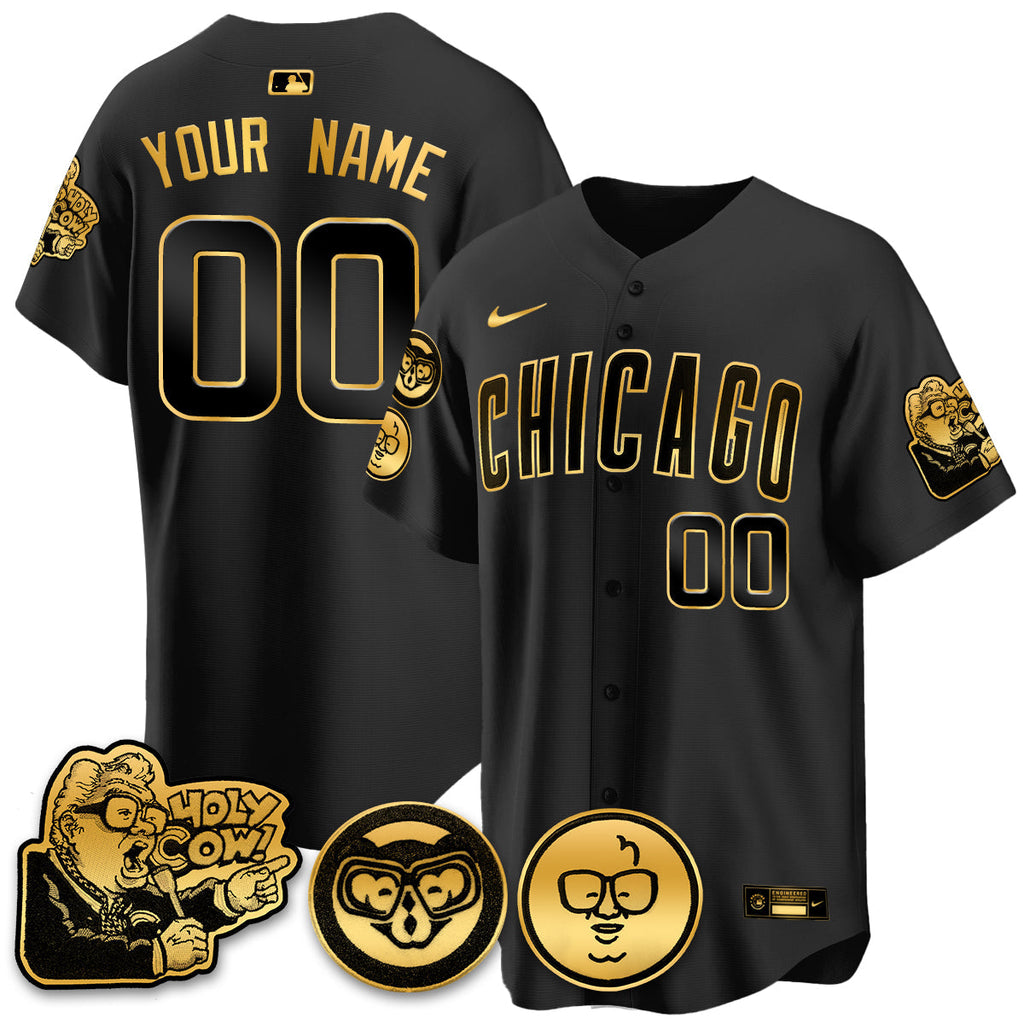 CHC Limited Jersey - Harry Caray "Holy Cow" Patch - Stitched