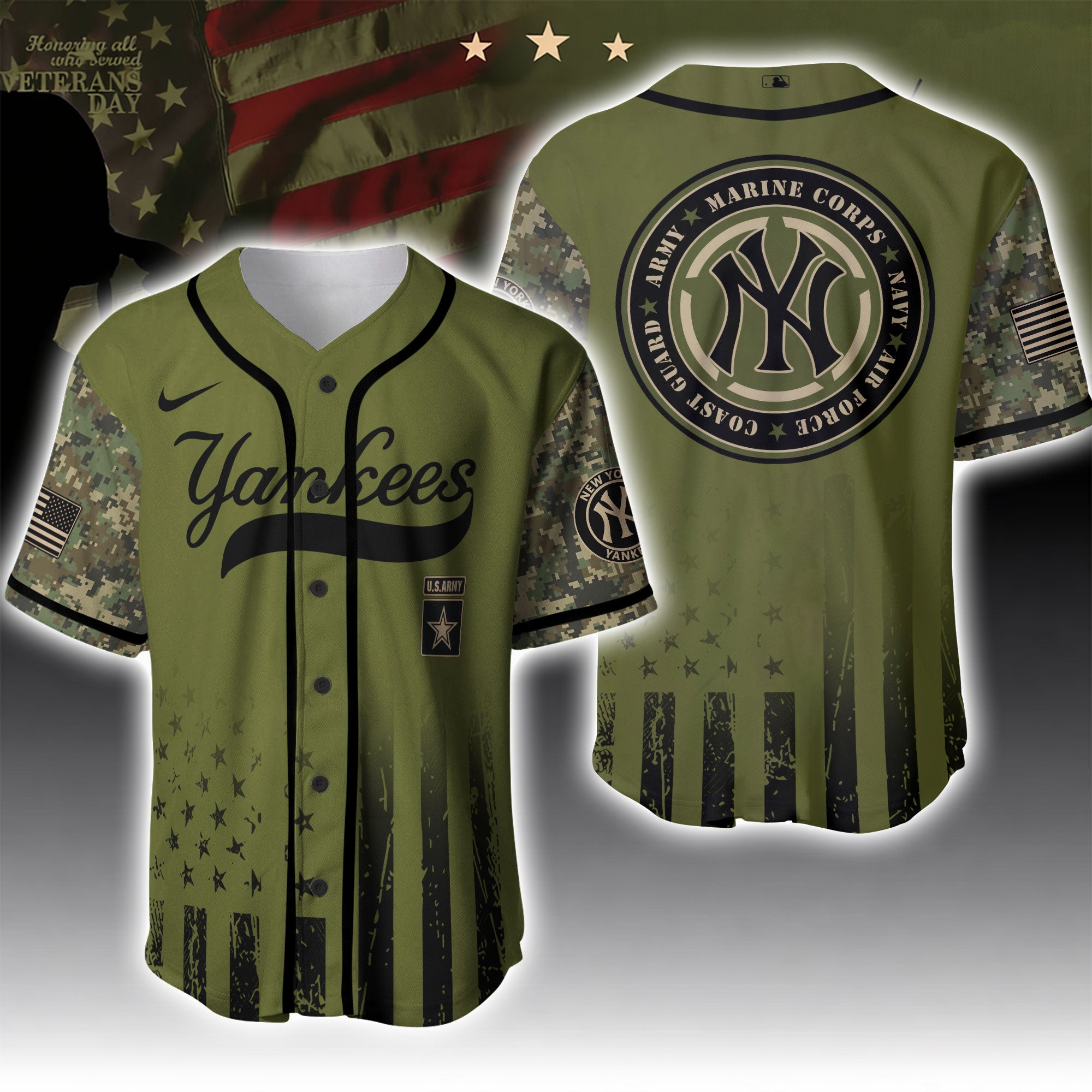 New York Yankees Marine Corps Military Appreciation Night Jersey