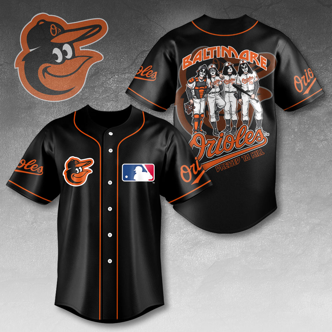 Baltimore Orioles x KISS Baseball Jersey - HOATT13401