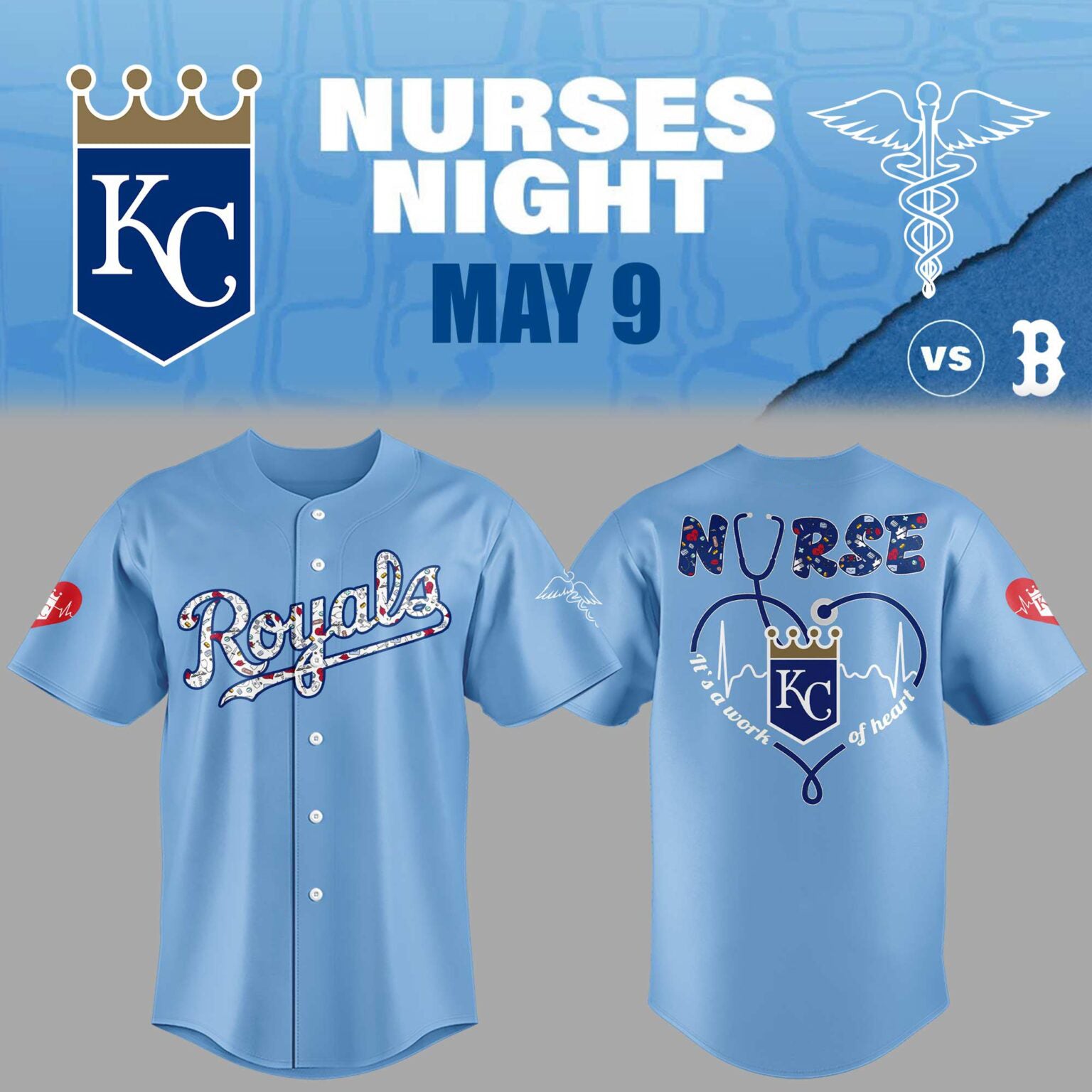 Limited Edition Royals Nurses Night Jersey 