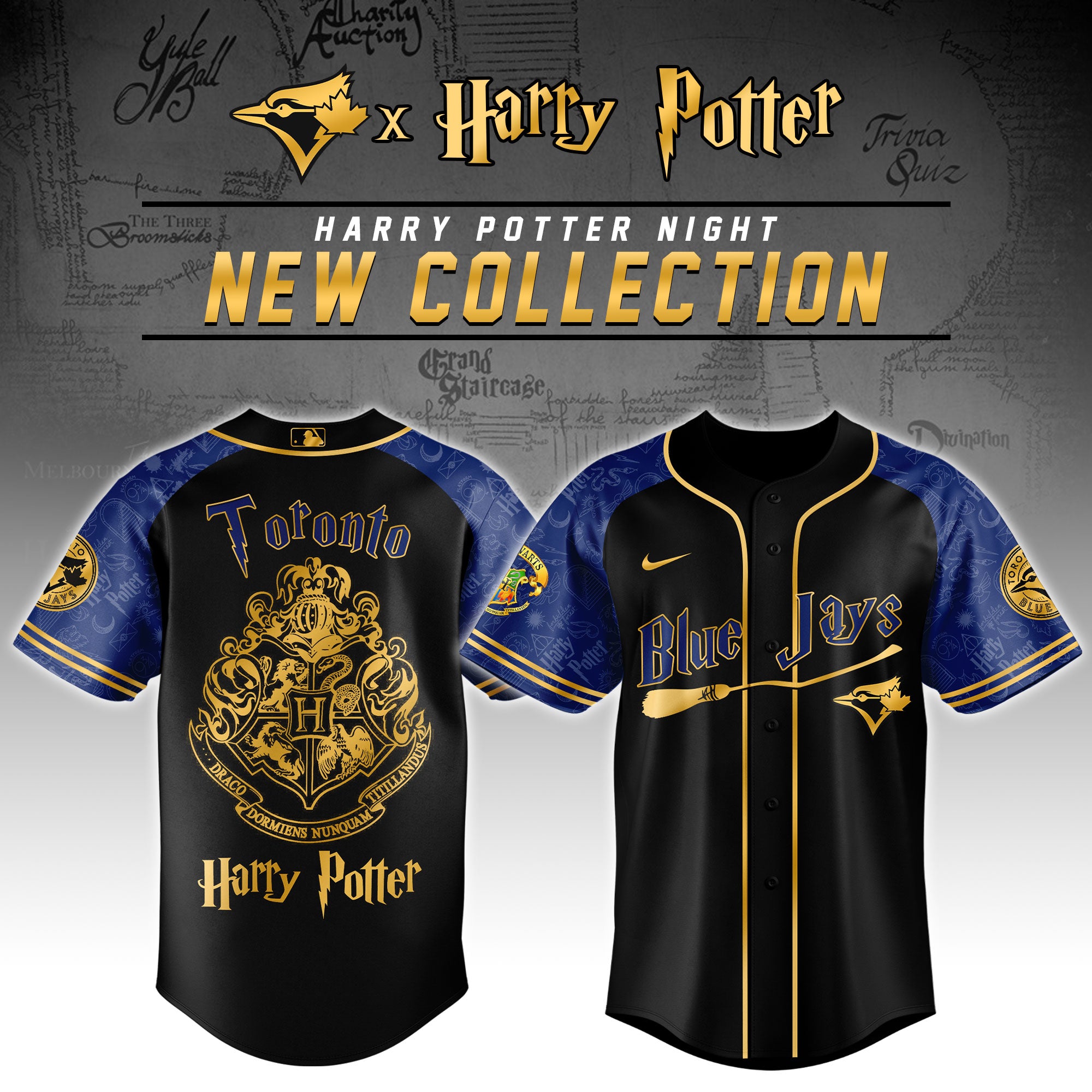 Toronto Blue Jays Harry Potter Night Baseball Jersey 