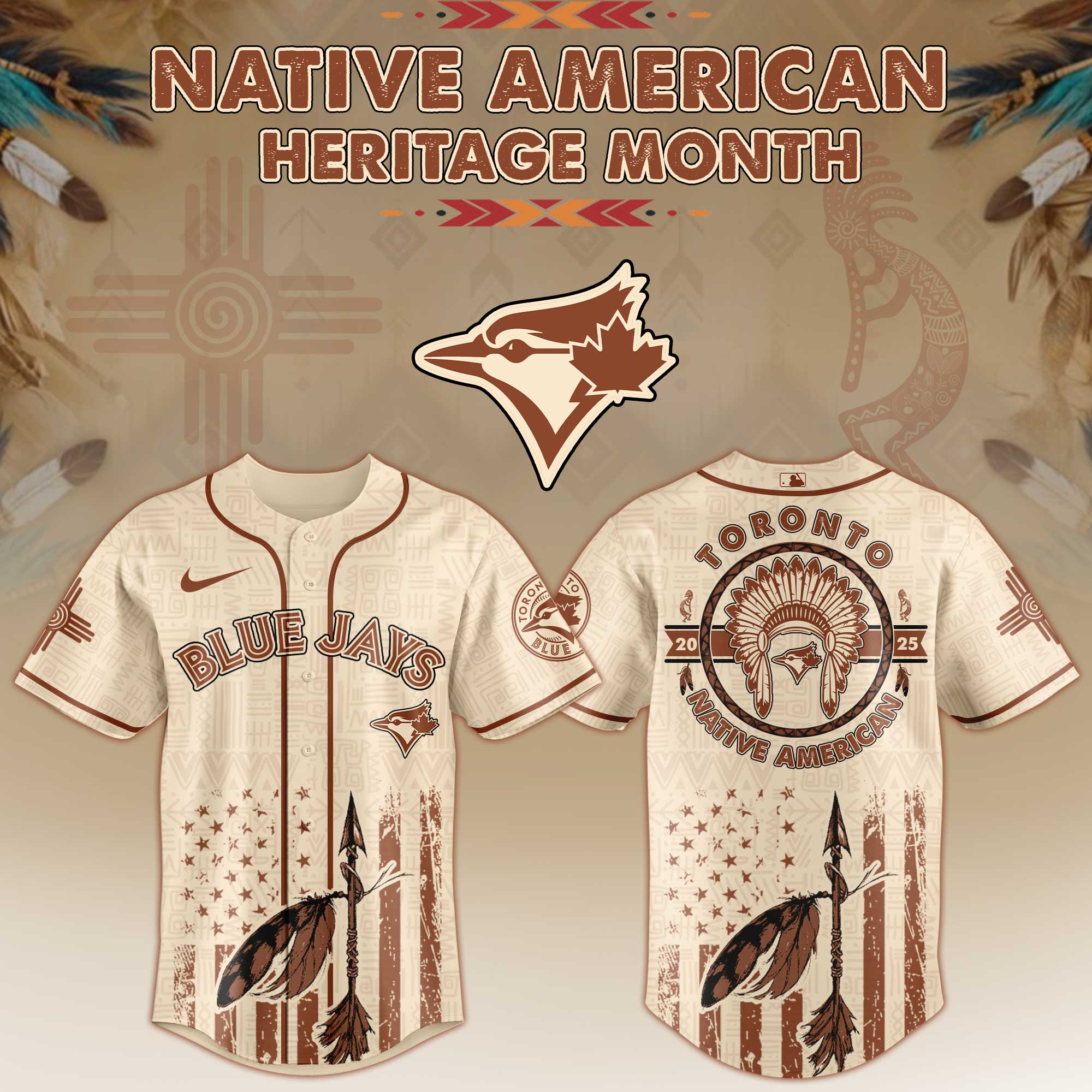 Toronto Blue Jays Native American Heritage Month Jersey 