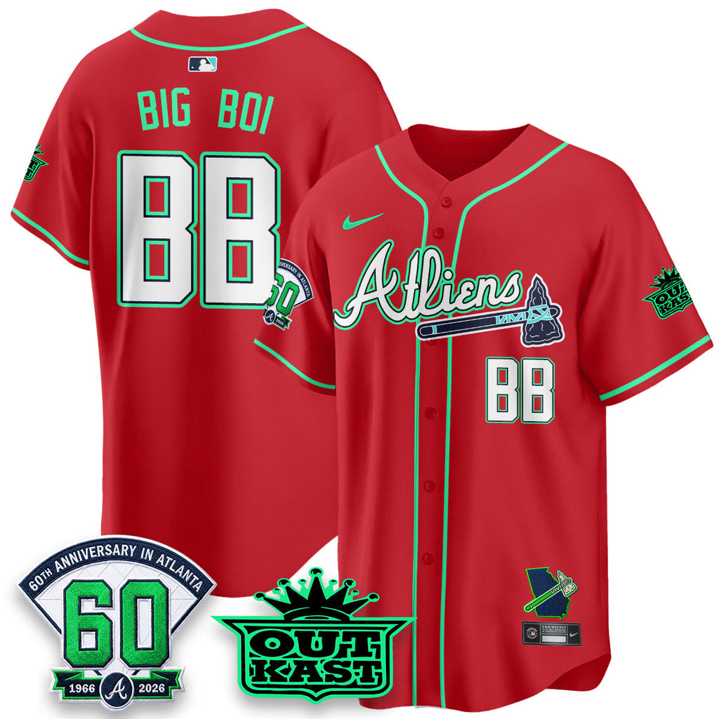 ATL x Atliens Cool Base Galaxy Version Jersey - Stitched (44)