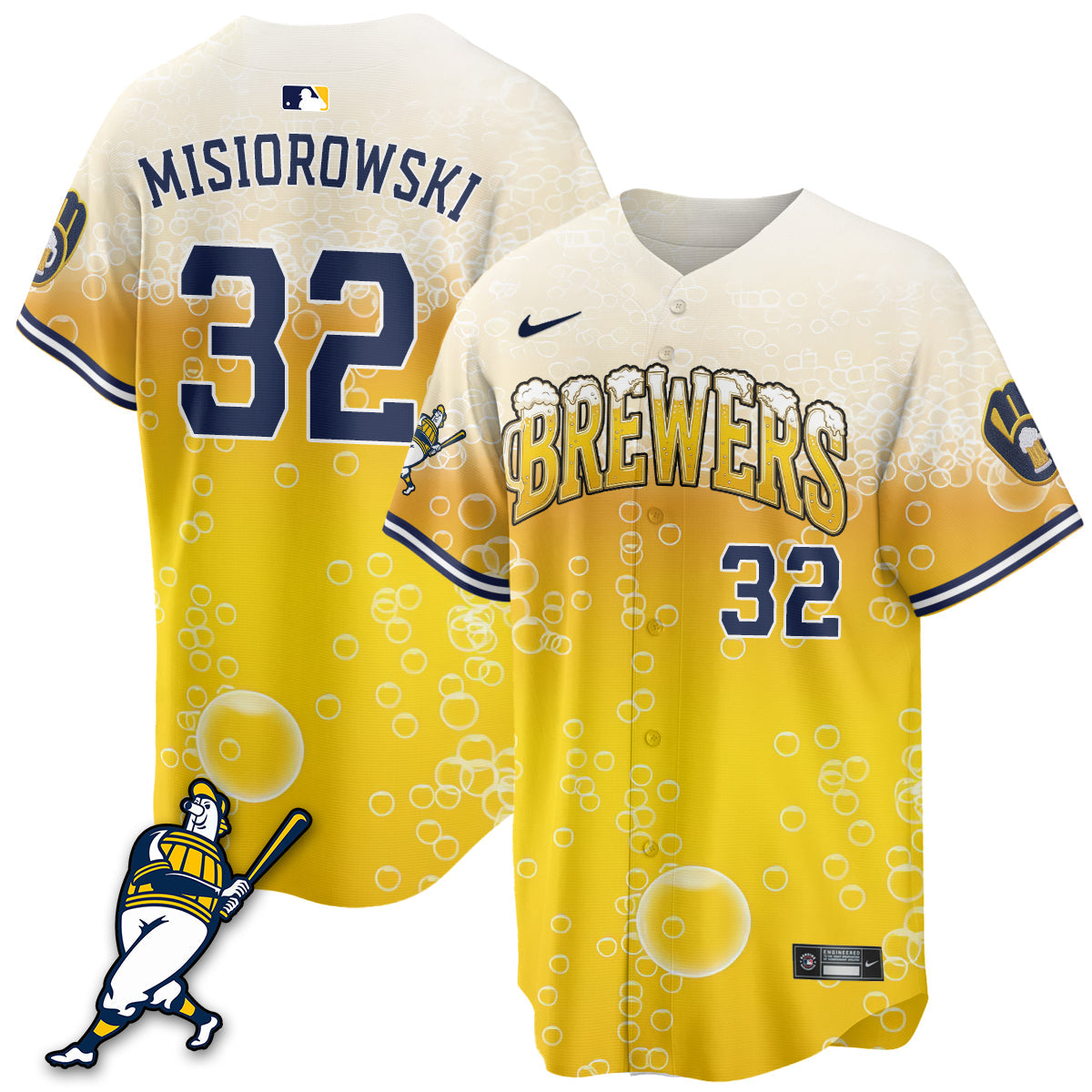 MIL "Pitcher & Pint" Edition Vapor Limited Jersey - Stitched (32)