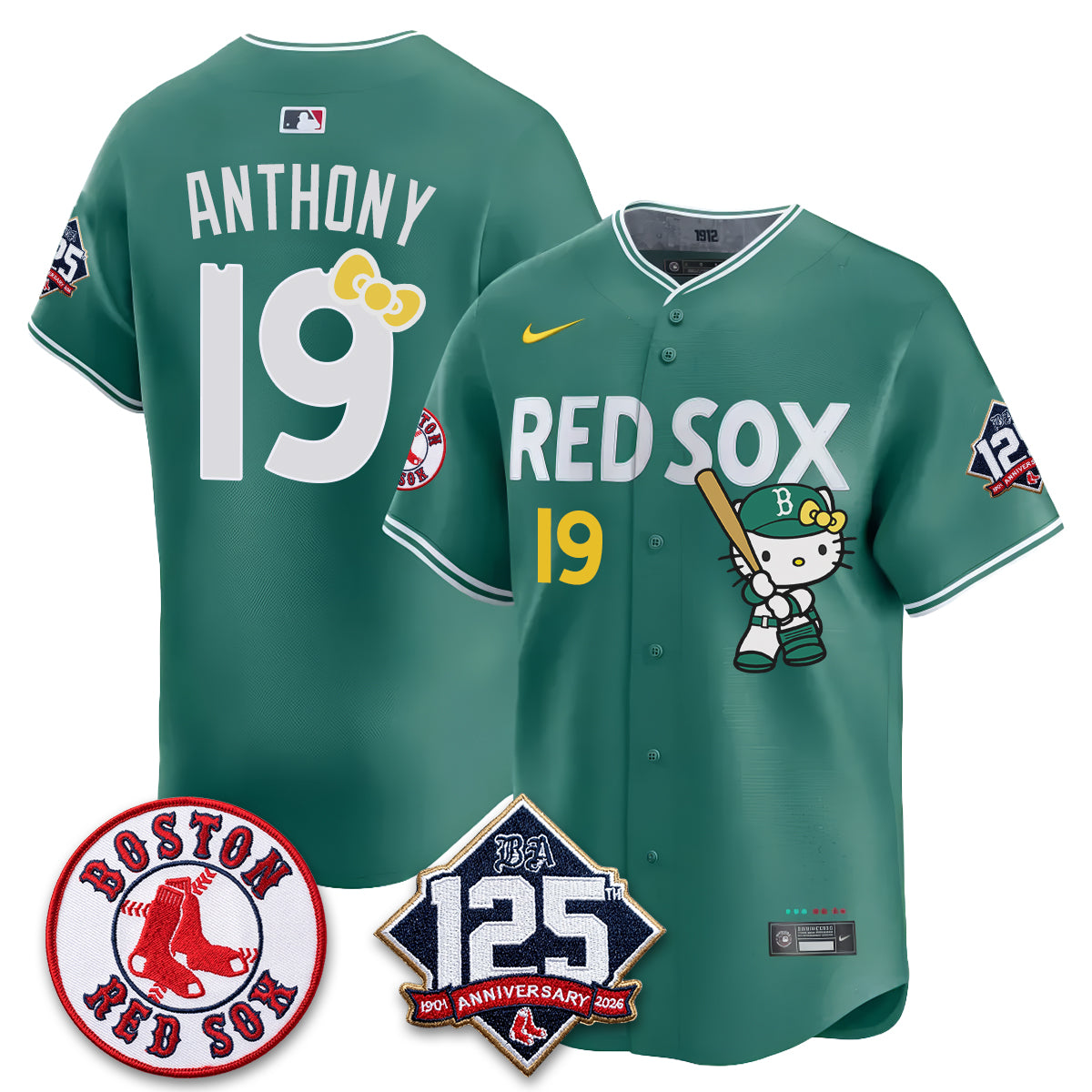 BOS x Meow KT Vapor Limited City Connect Jersey - Stitched