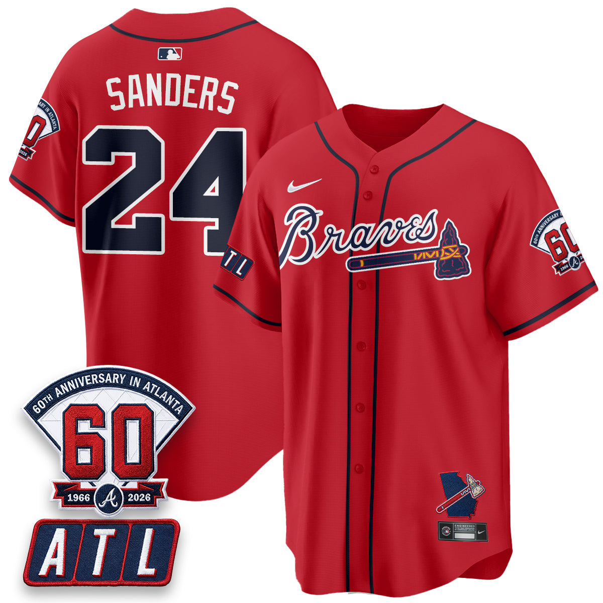 ATL 2026 60th Anniversary Vapor Limited Jersey - All Stitched