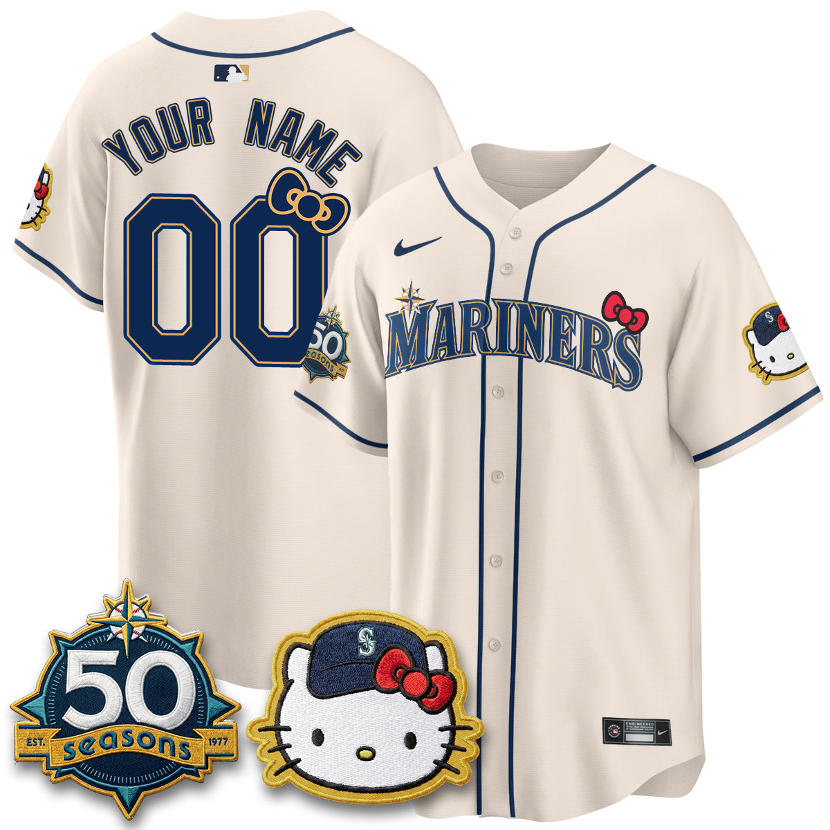 SEA x Meow KT Night Limited Custom Jersey - Stitched
